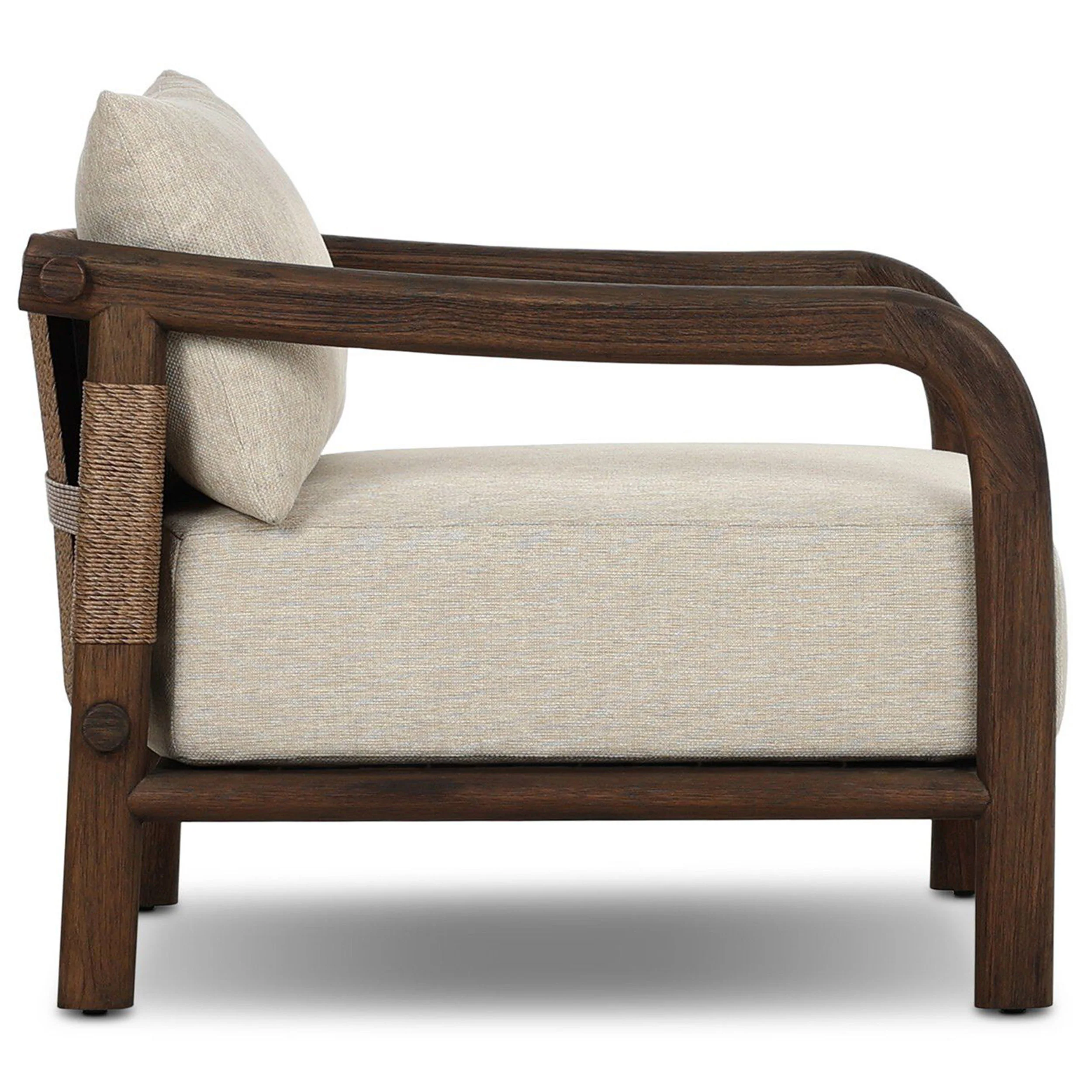 Boda Outdoor Chair, Ellor Beige by Four Hands - Image 3