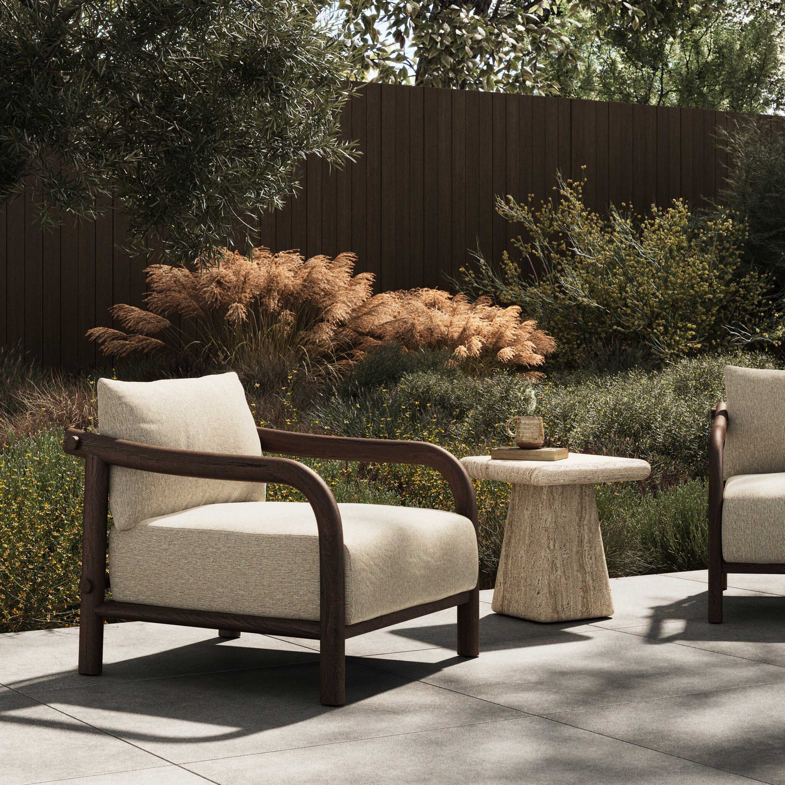 Boda Outdoor Chair, Ellor Beige by Four Hands - Image 7