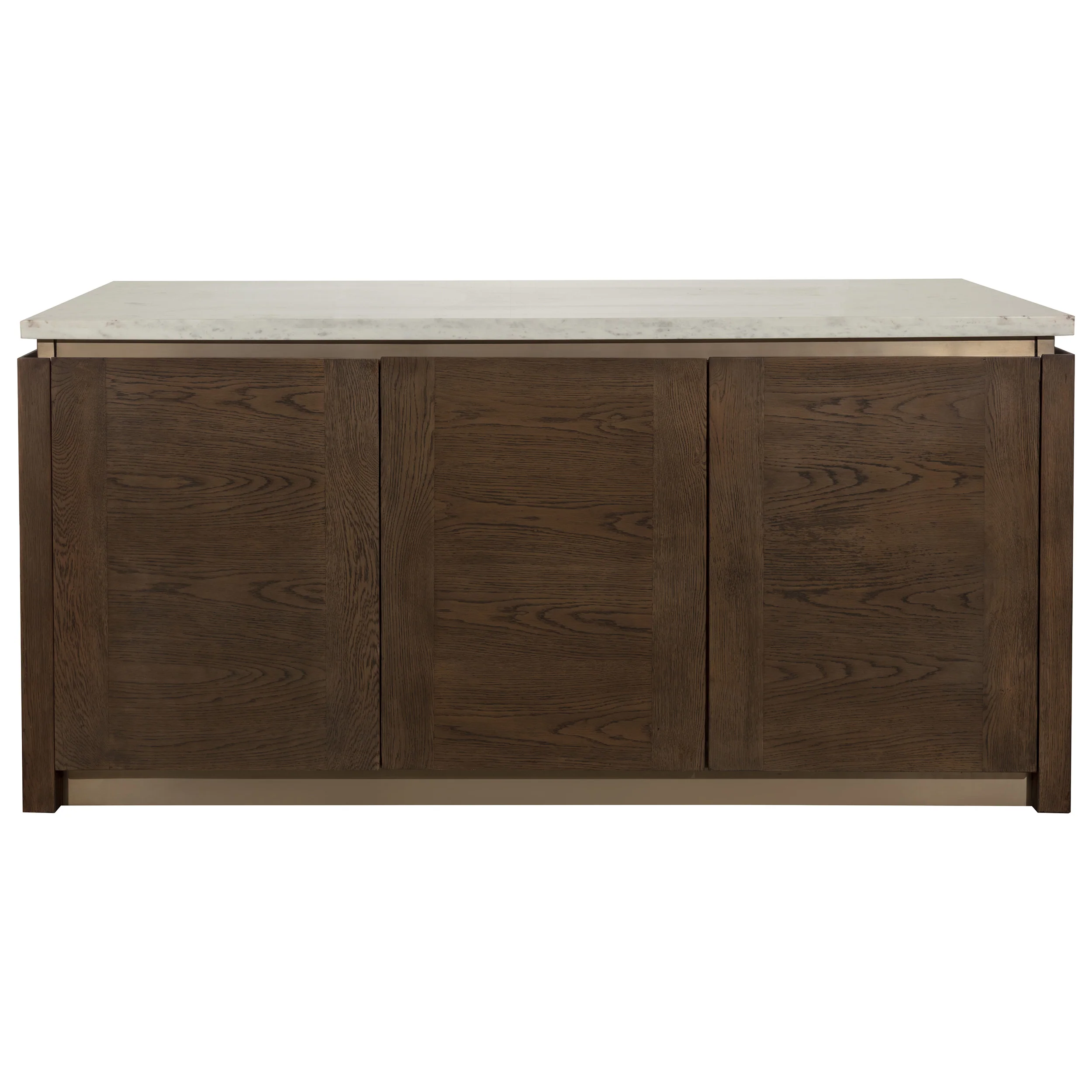 Boden Kitchen Island, White Marble - Image 2