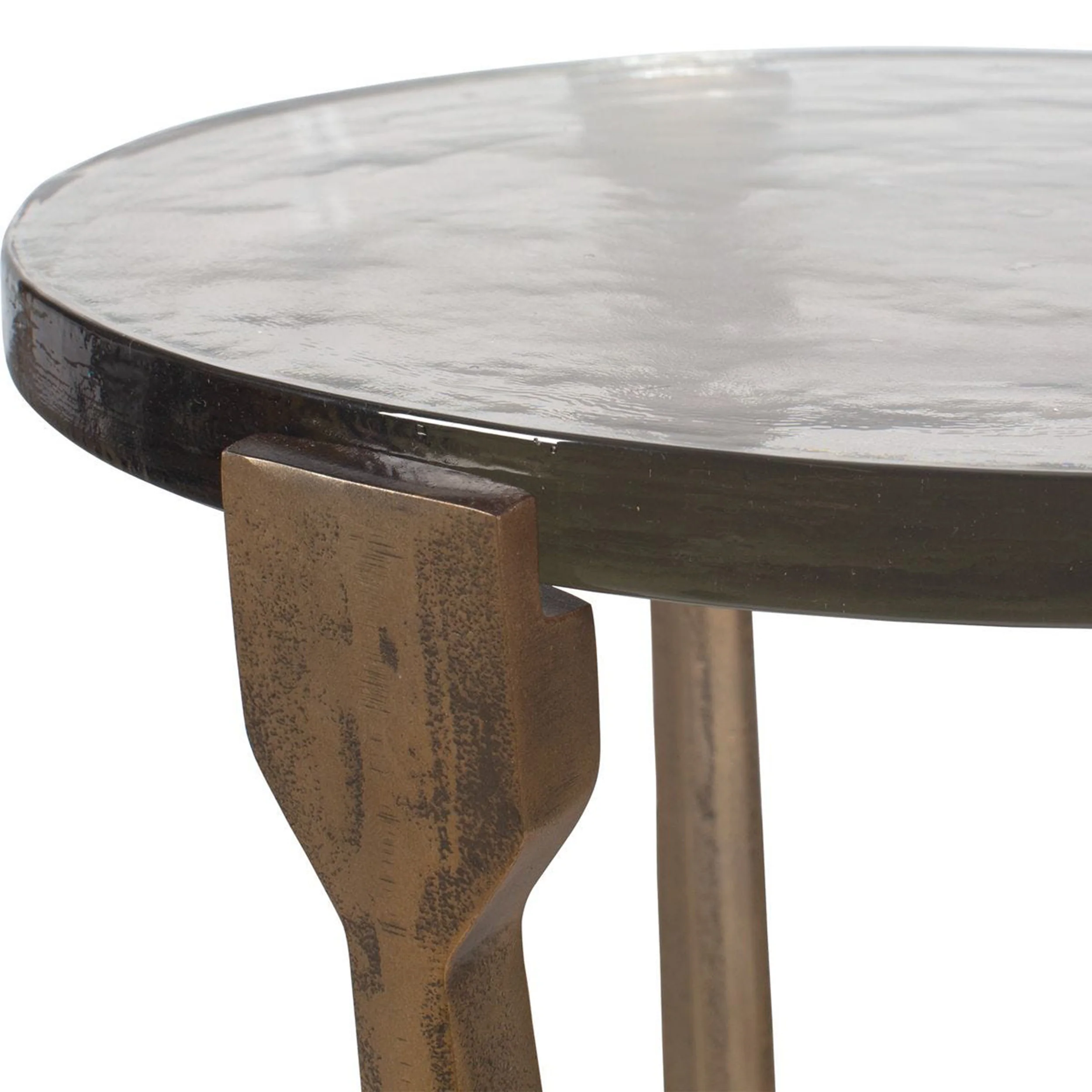 Bohdi AccentTable, Antique Brass - Image 4