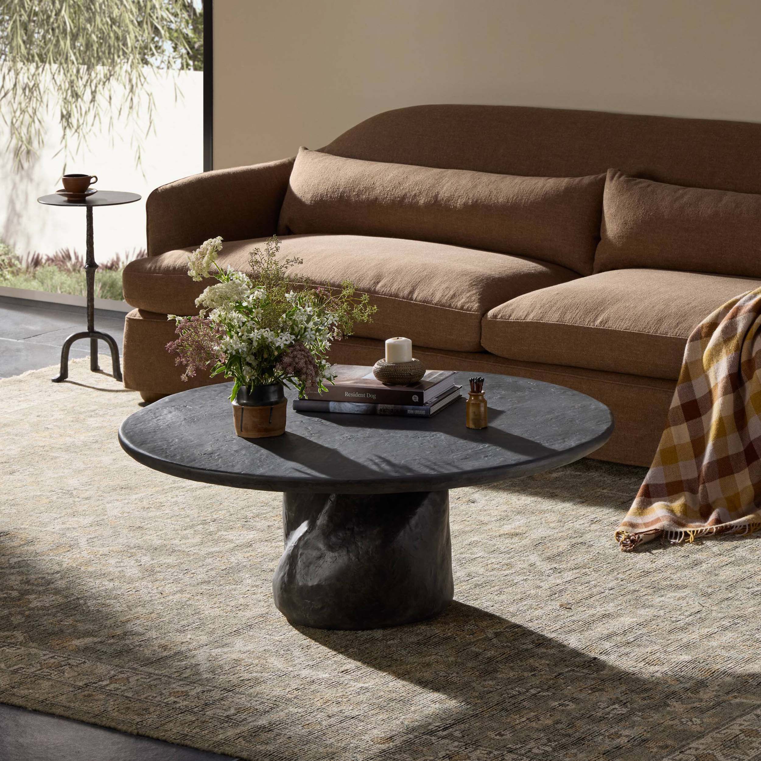 Bomba Coffee Table, Black by Four Hands - Image 5