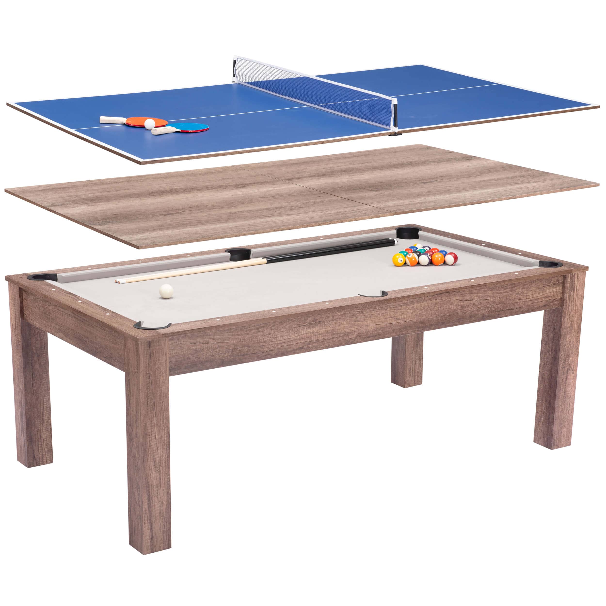 Bonker 3 in 1 Table, Brown - Image 9