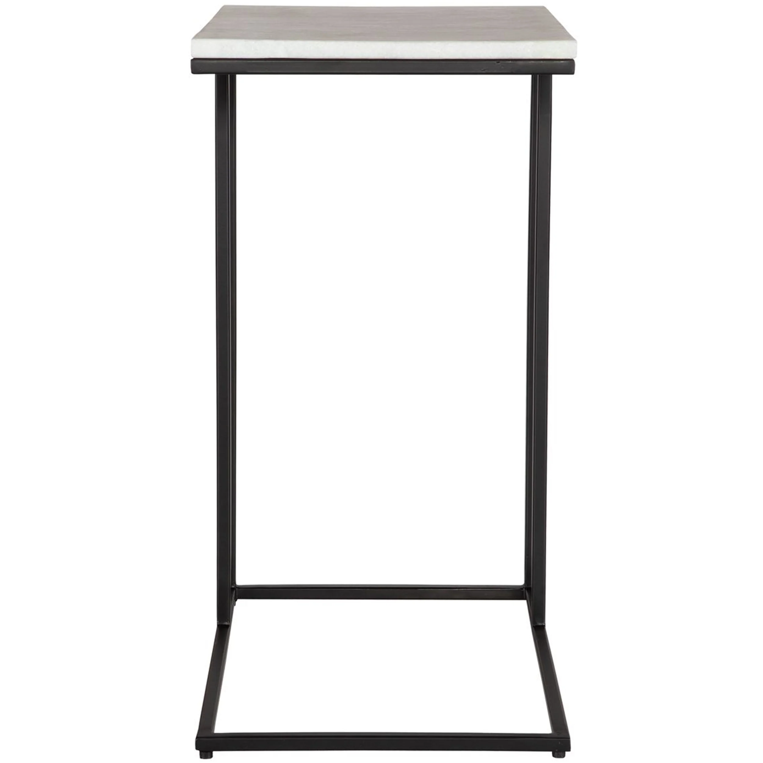 Booker Accent Table, White and Black - Image 2