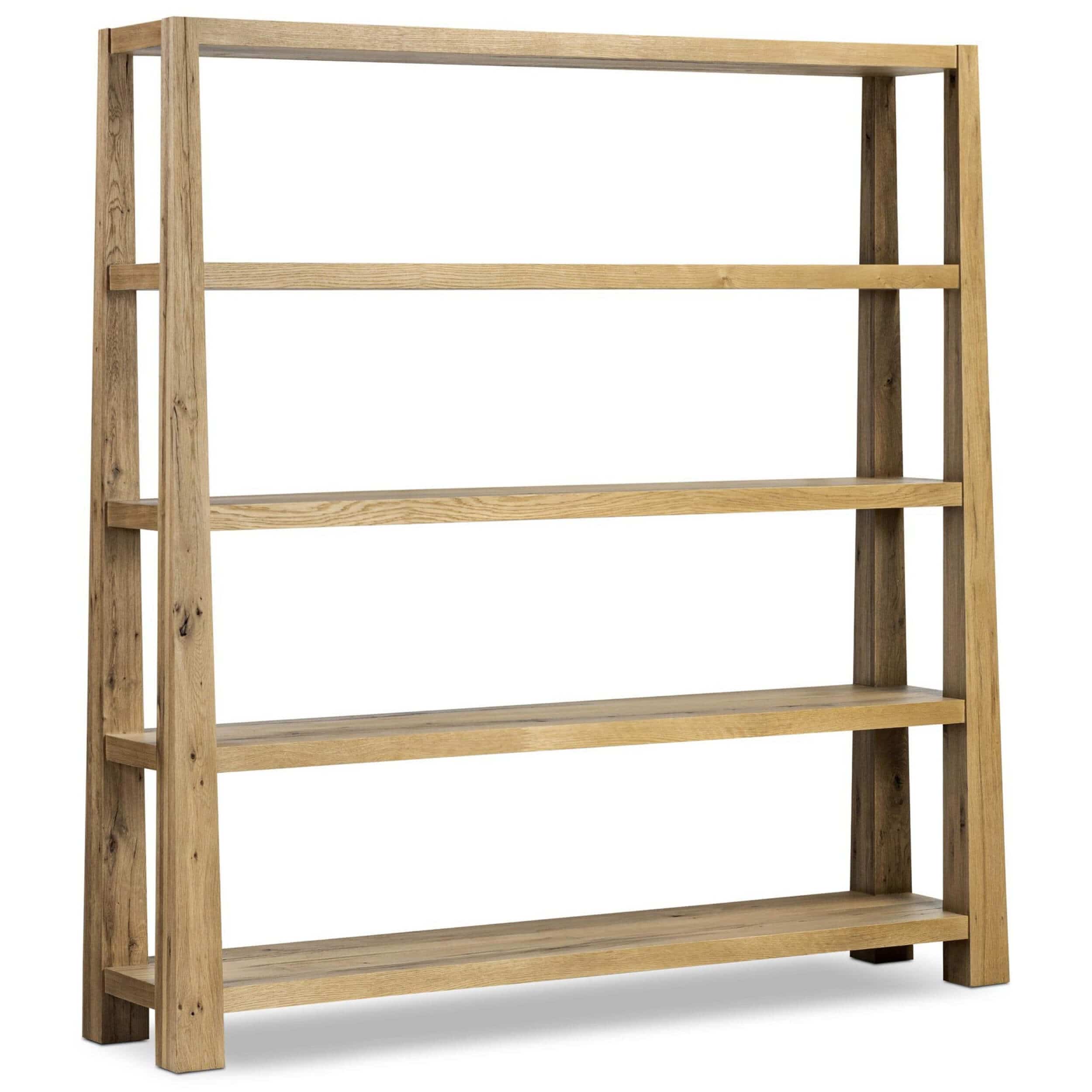 Boris Bookcase, Aged Natural Oak by Four Hands
