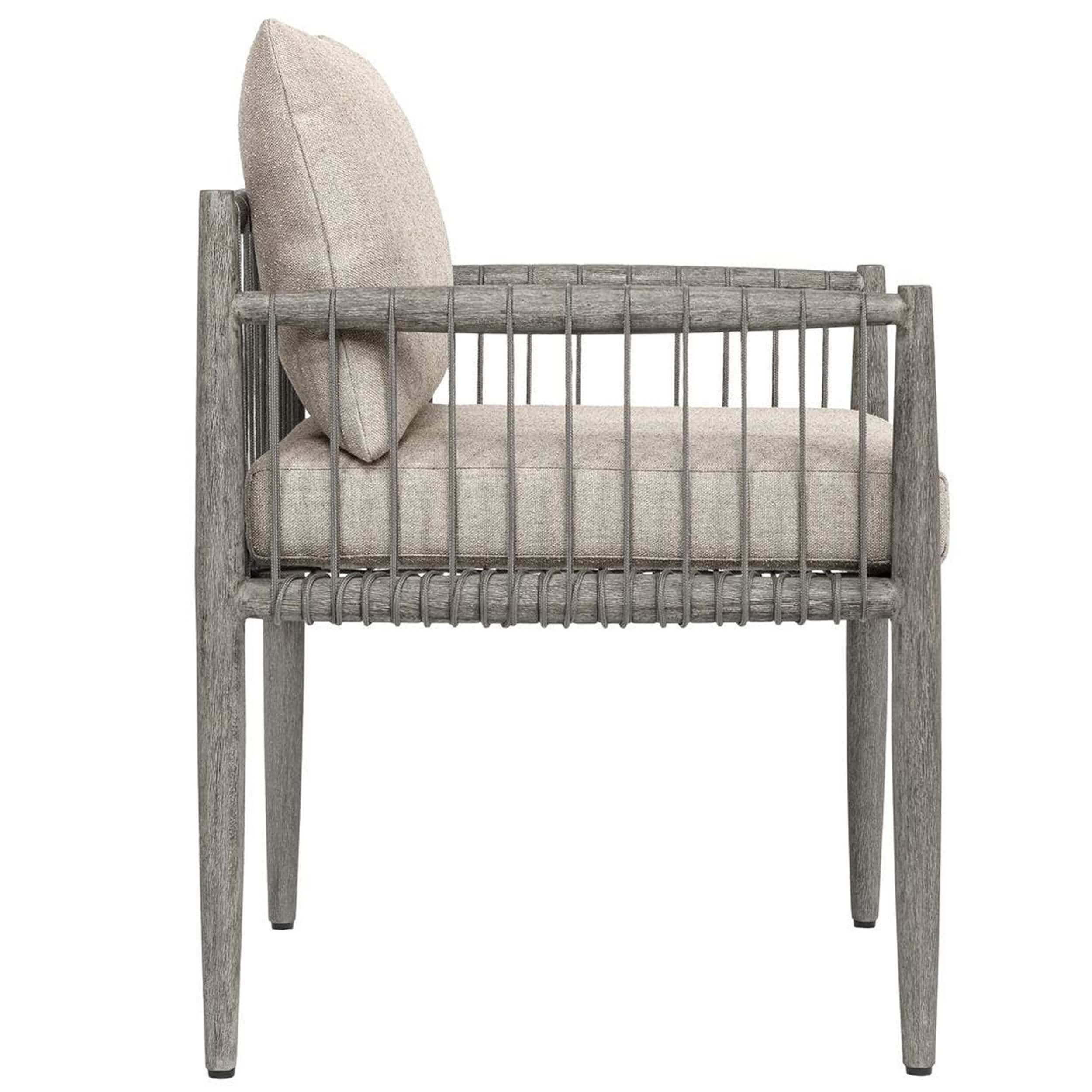 Borneo Outdoor Dining Chair, Dove, Set of 2 - Image 3
