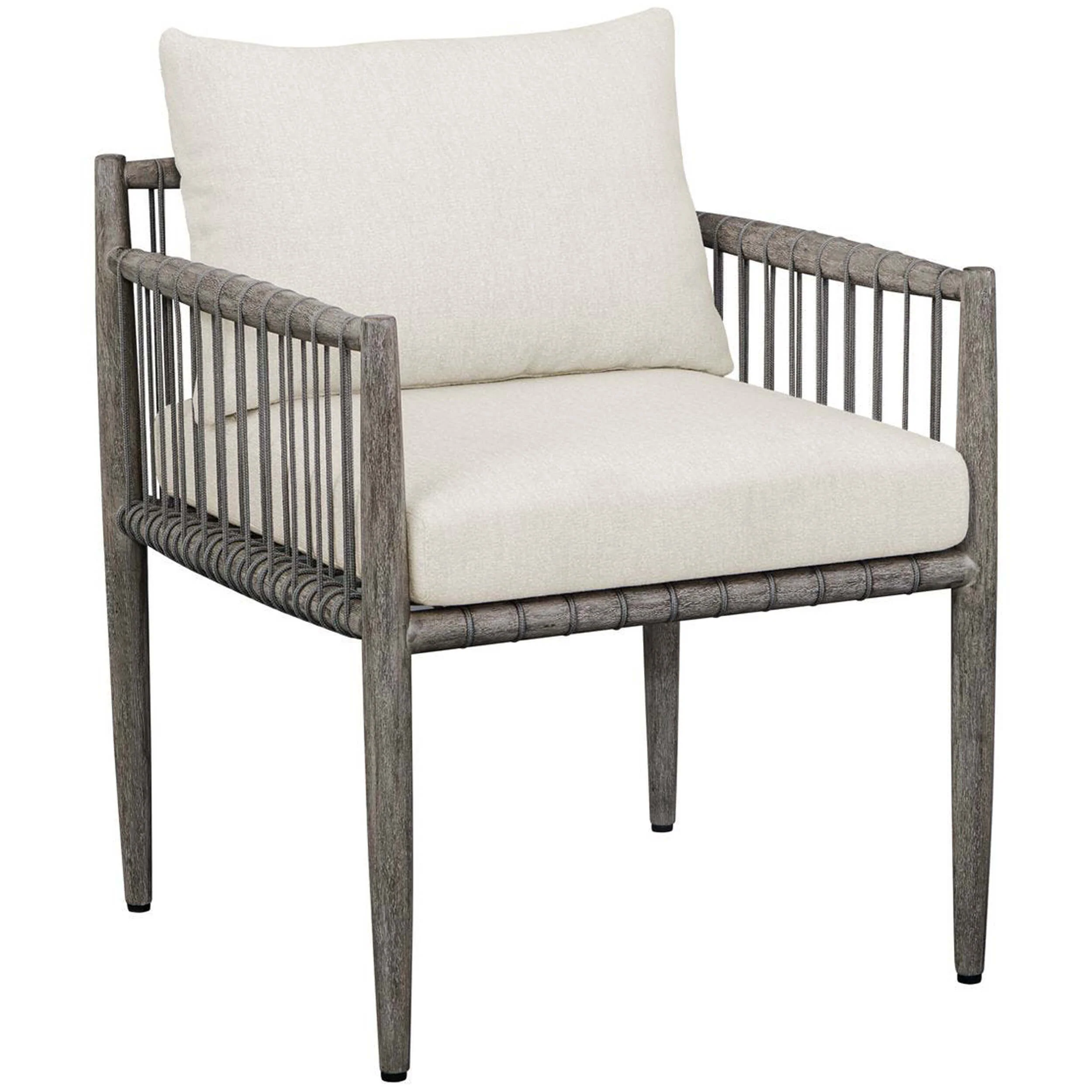 Borneo Outdoor Dining Chair, Oyster, Set of 2
