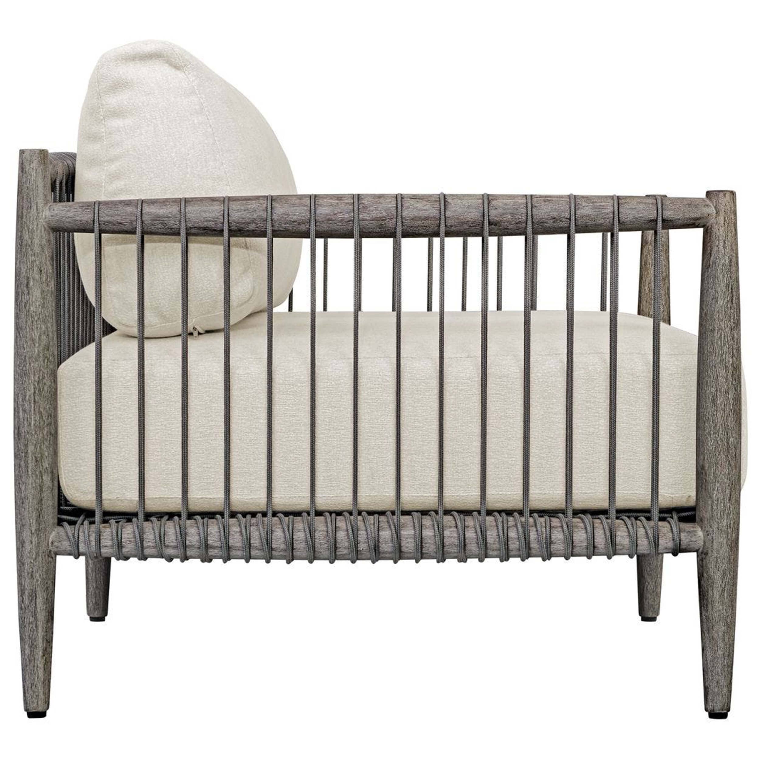 Borneo Outdoor Lounge Chair, Oyster - Image 3
