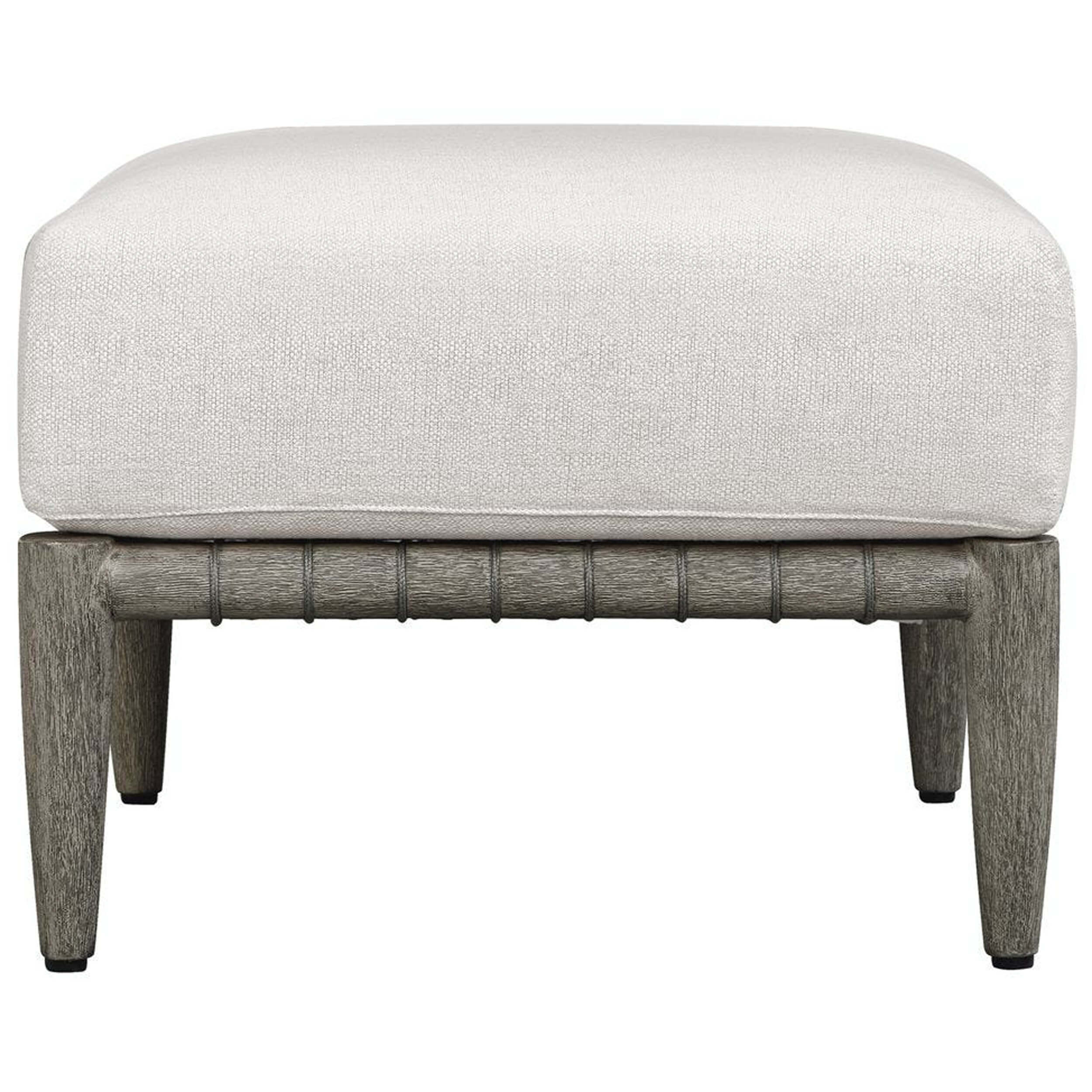 Borneo Outdoor Ottoman, Oyster - Image 3