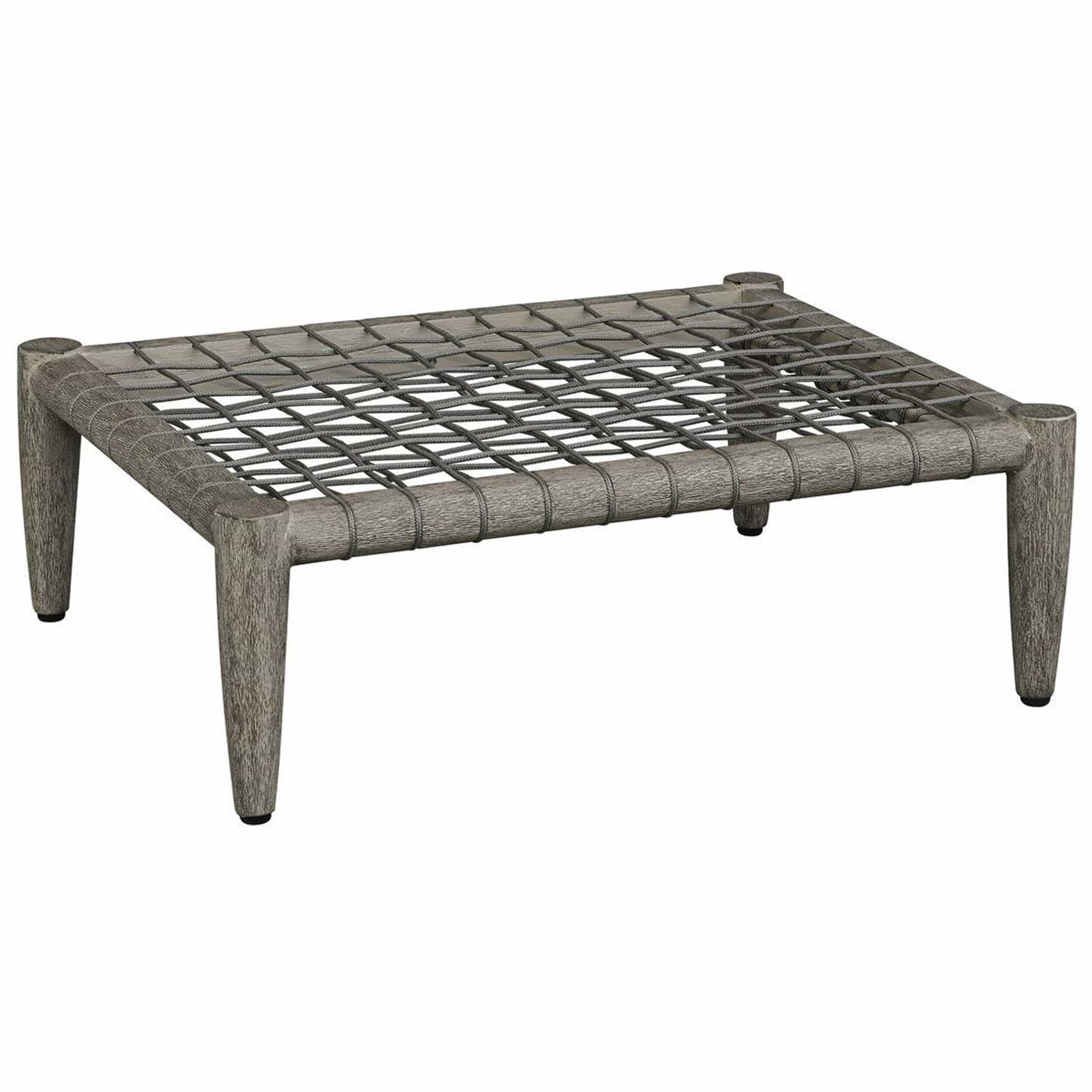 Borneo Outdoor Ottoman, Oyster - Image 4