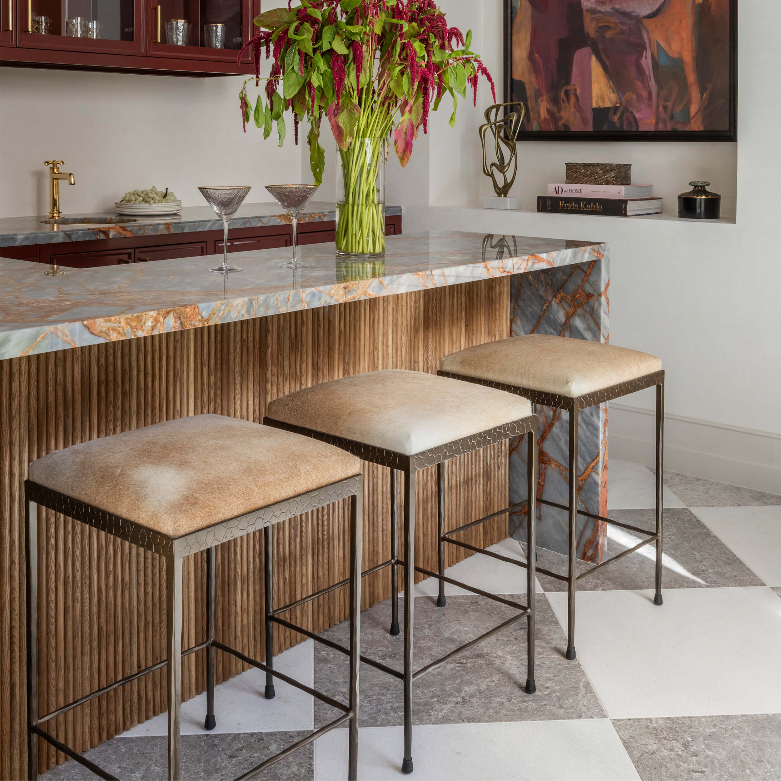 Bose Hide Counter Stool, Canyon Sand - Image 7