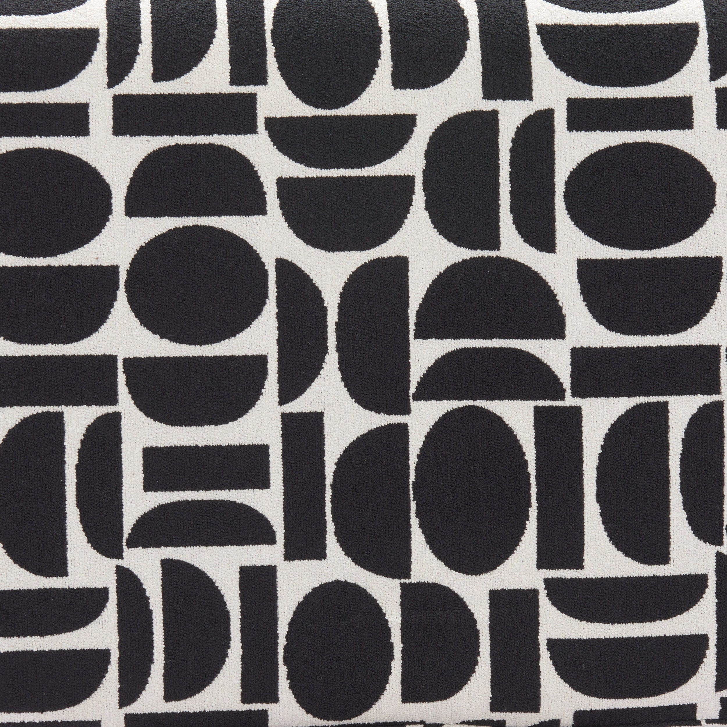 Boto Storage Ottoman, Black & White - Image 5