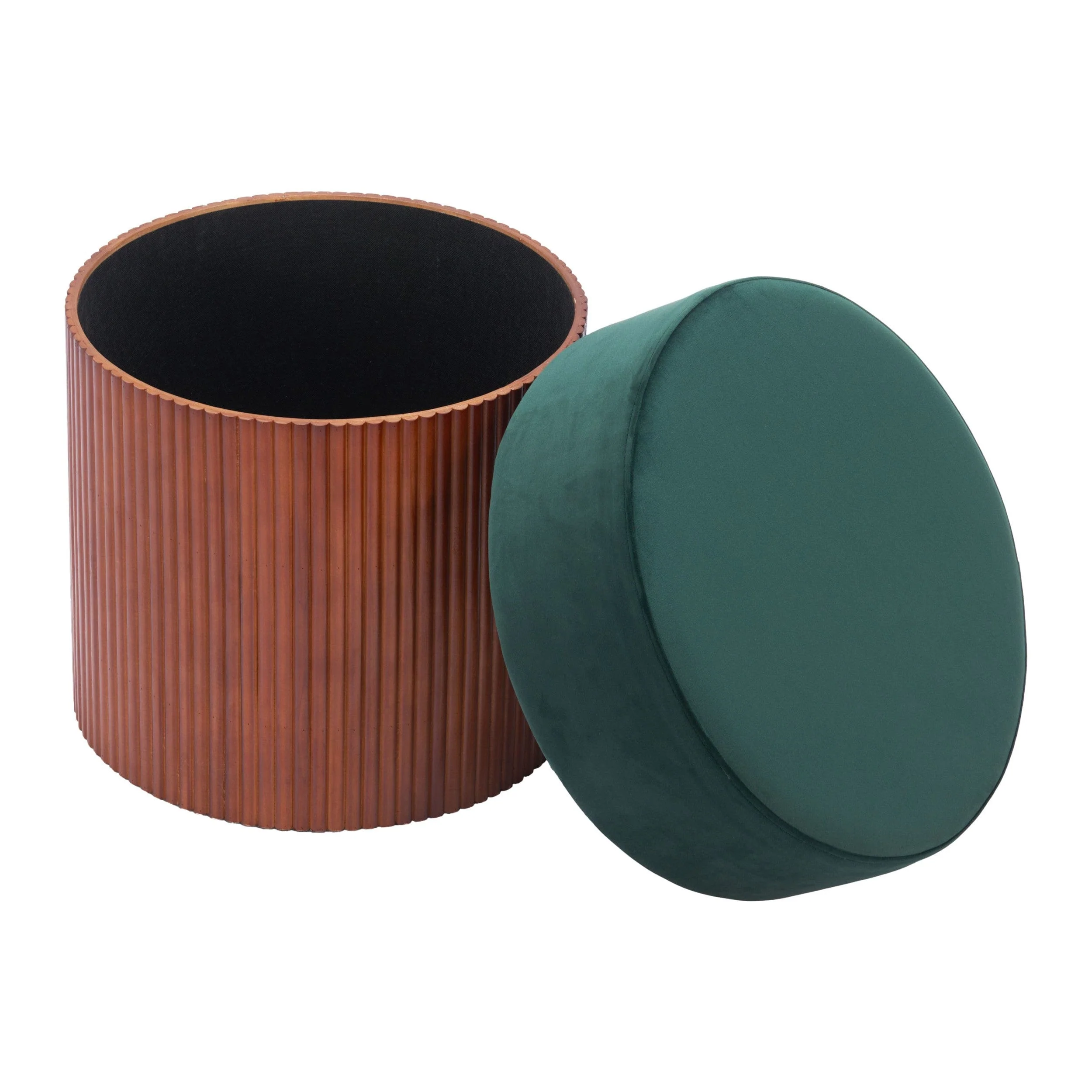 Boto Storage Ottoman, Green - Image 4