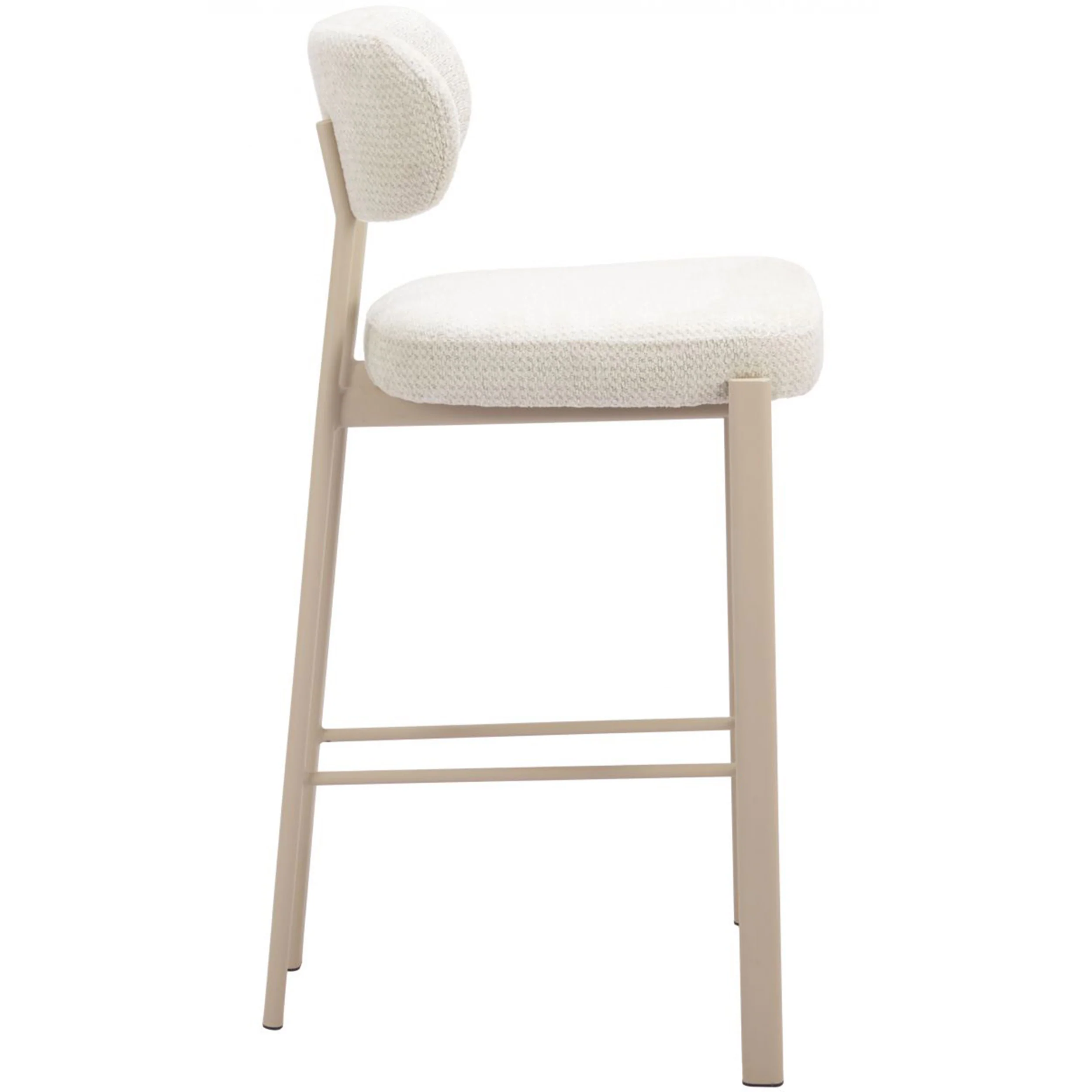 Aurea Bar & Counter Stool, Light Gray, Set of 2 - Image 3