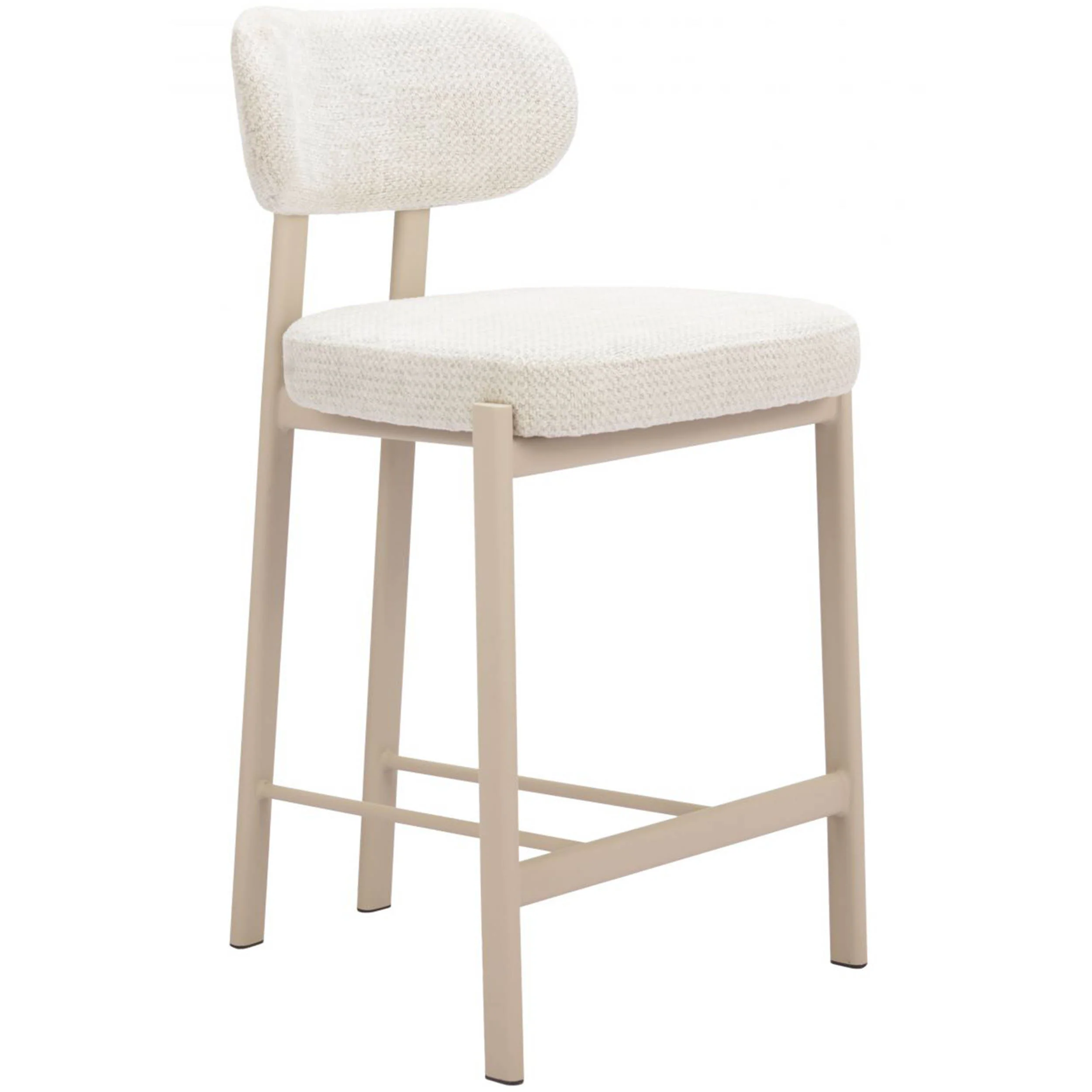 Aurea Bar & Counter Stool, Light Gray, Set of 2 - Image 5
