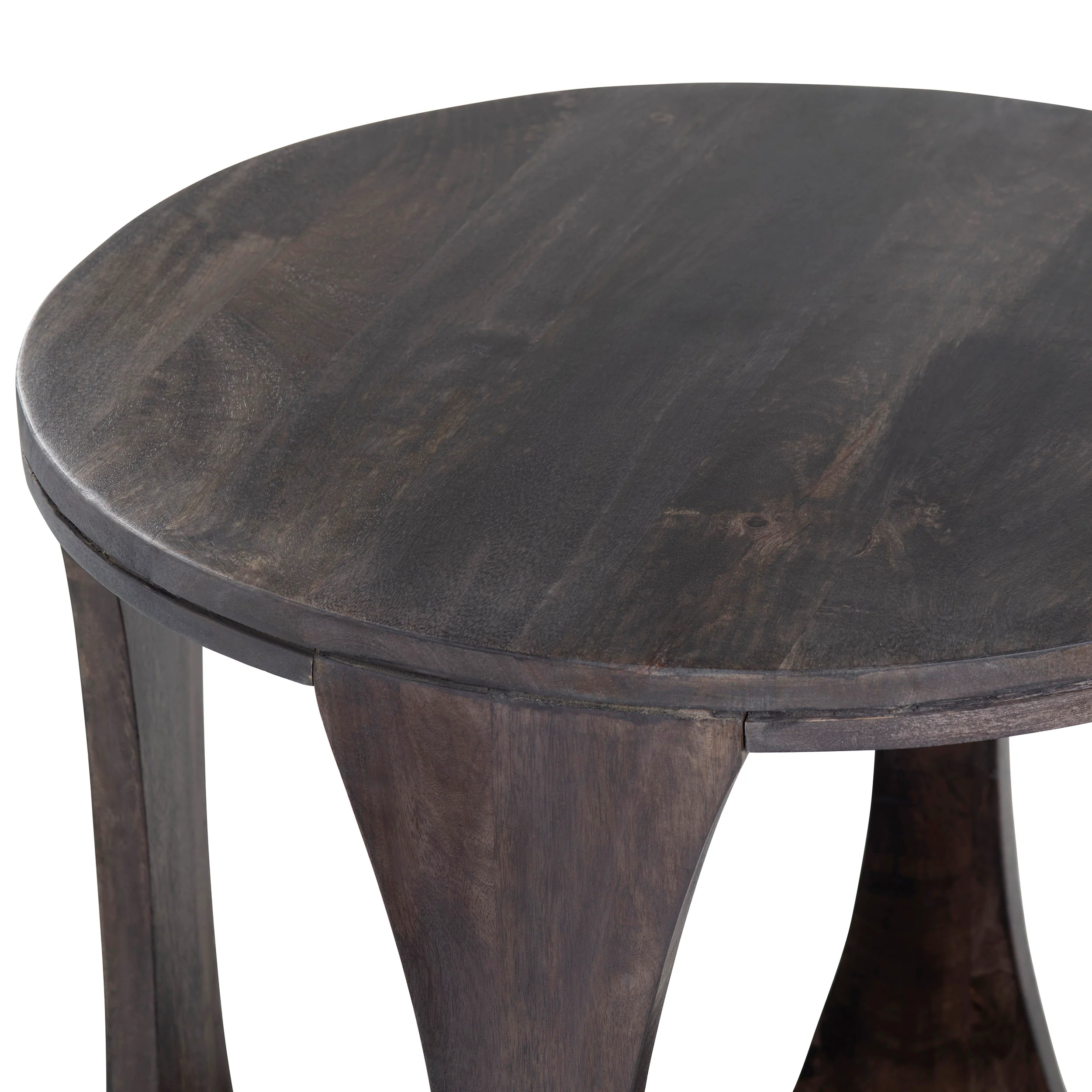 Bowtie End Table, Brown - Image 3