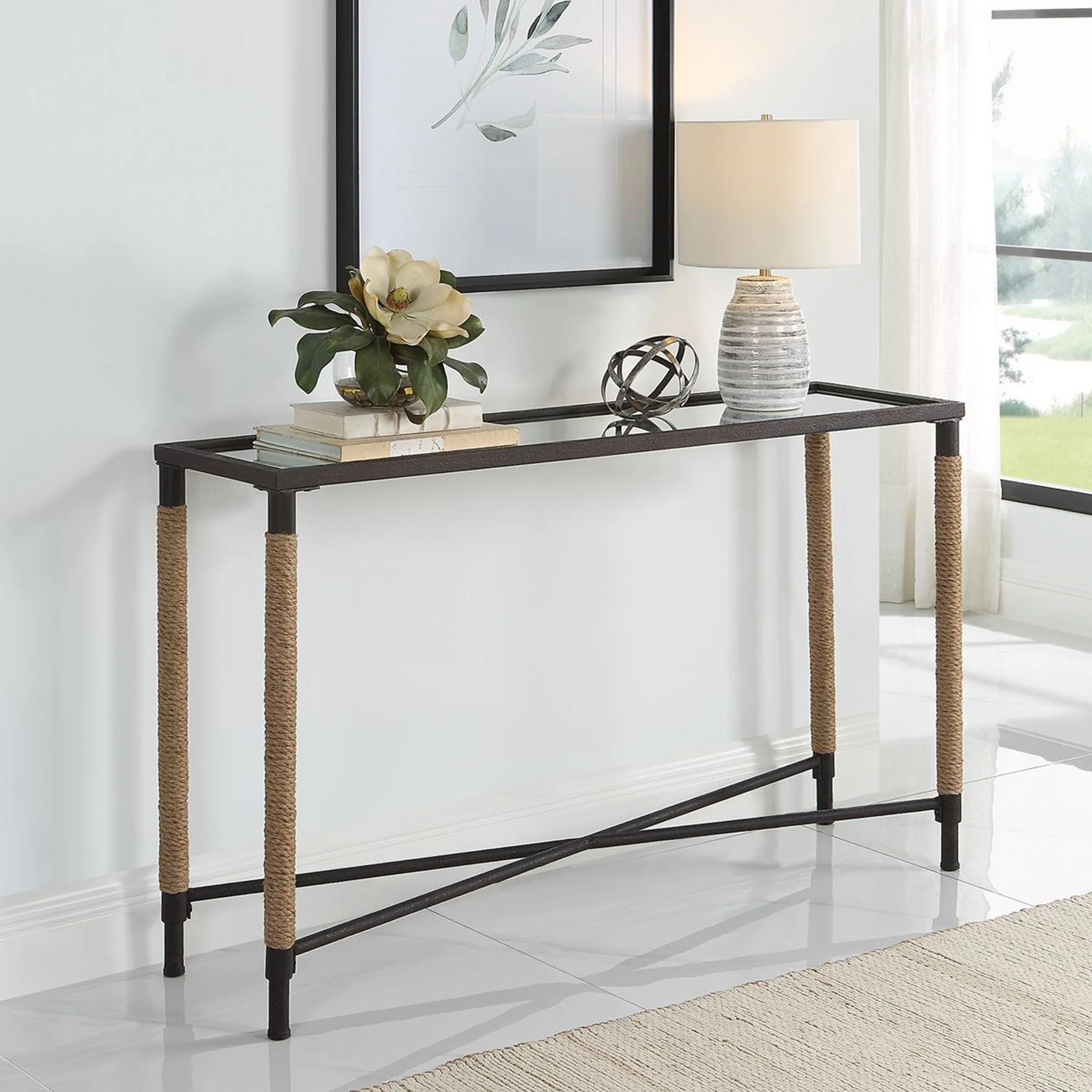 Braddock Console Table, Black - Image 6