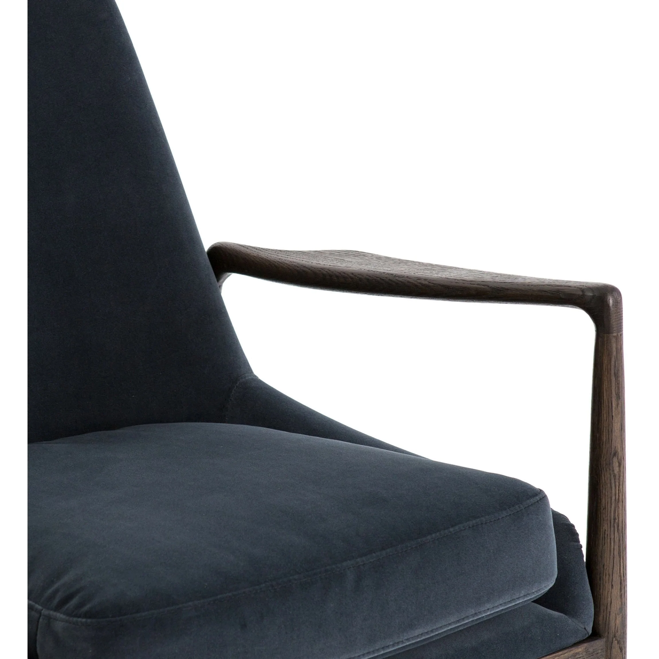 Braden Chair, Modern Velvet Shadow - Image 8