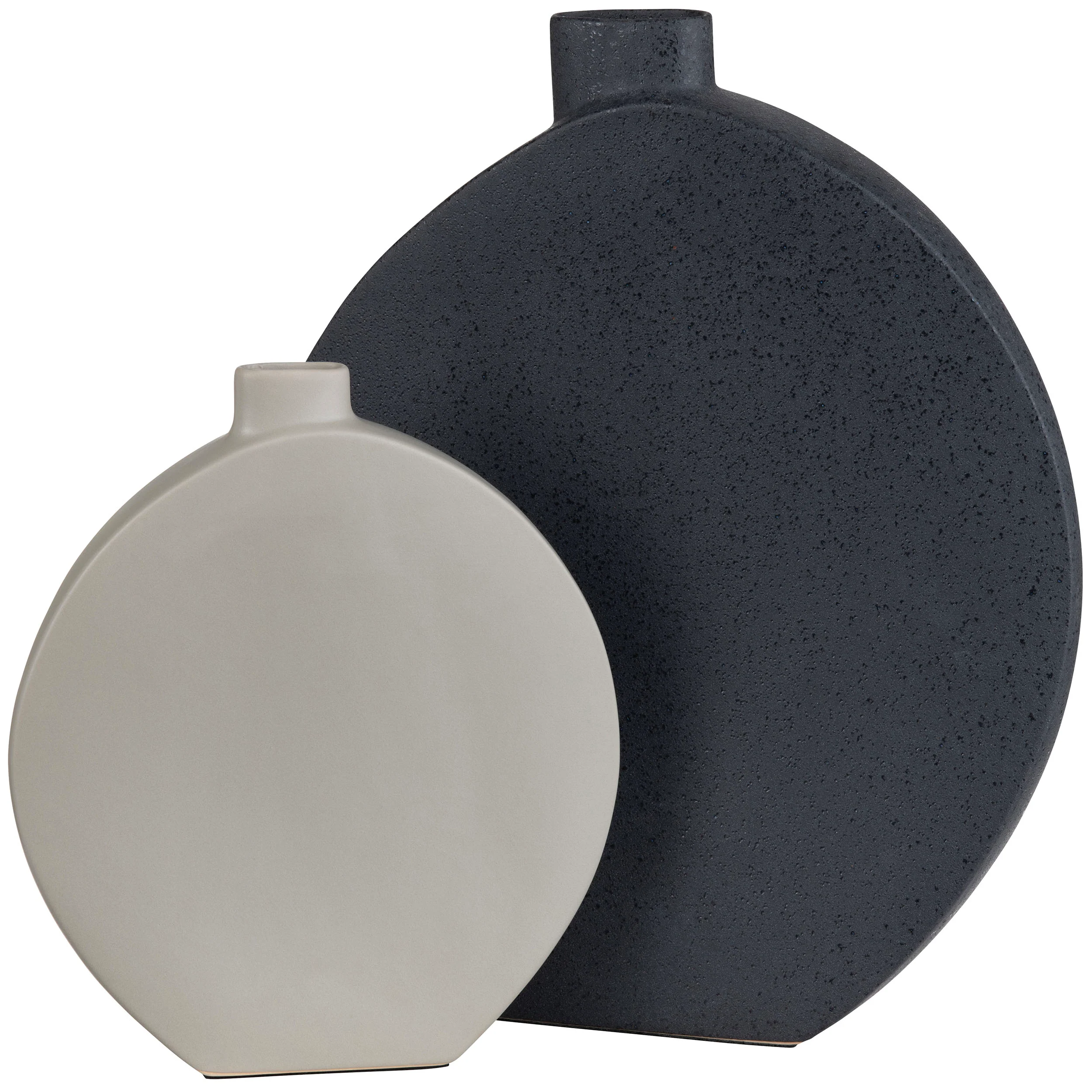 Braxton Vases, Black/White