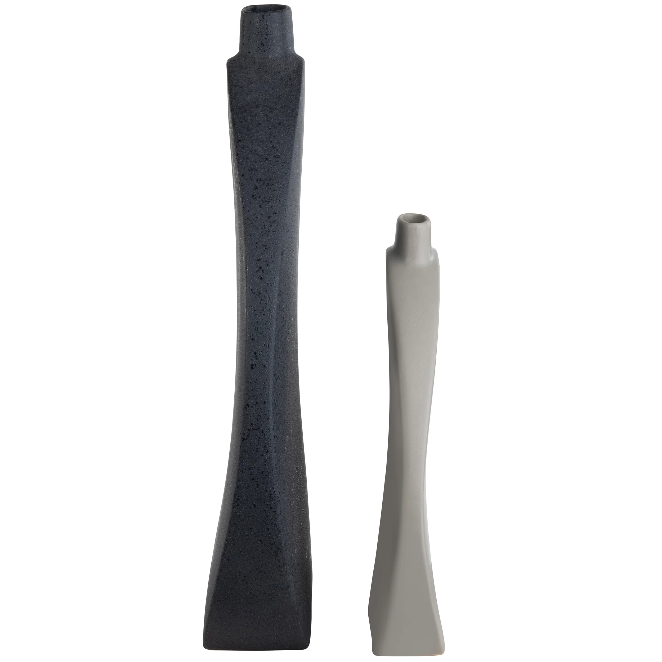 Braxton Vases, Black/White - Image 2