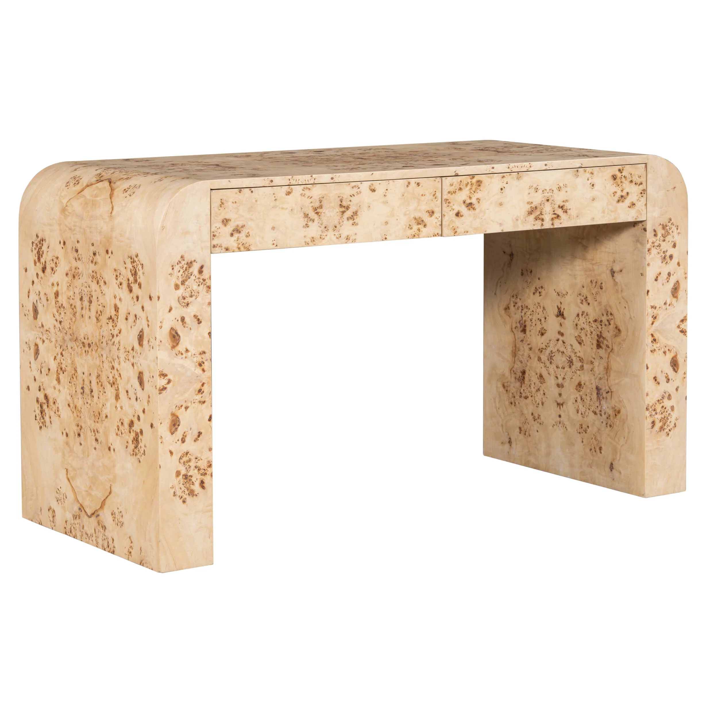 Brea Desk, Toasted Burl