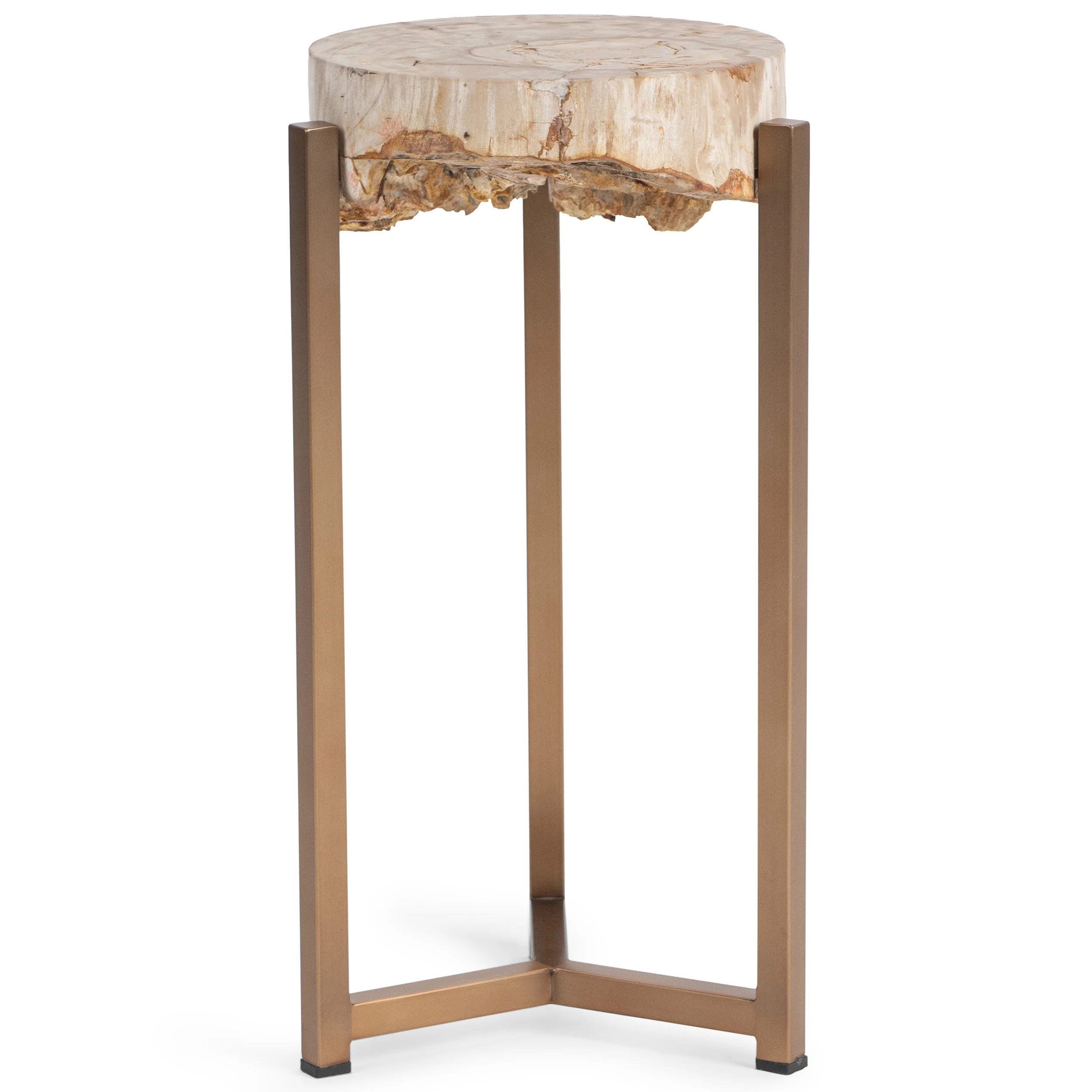 Breanna Round Accent Table, Sepia Vein - Image 2