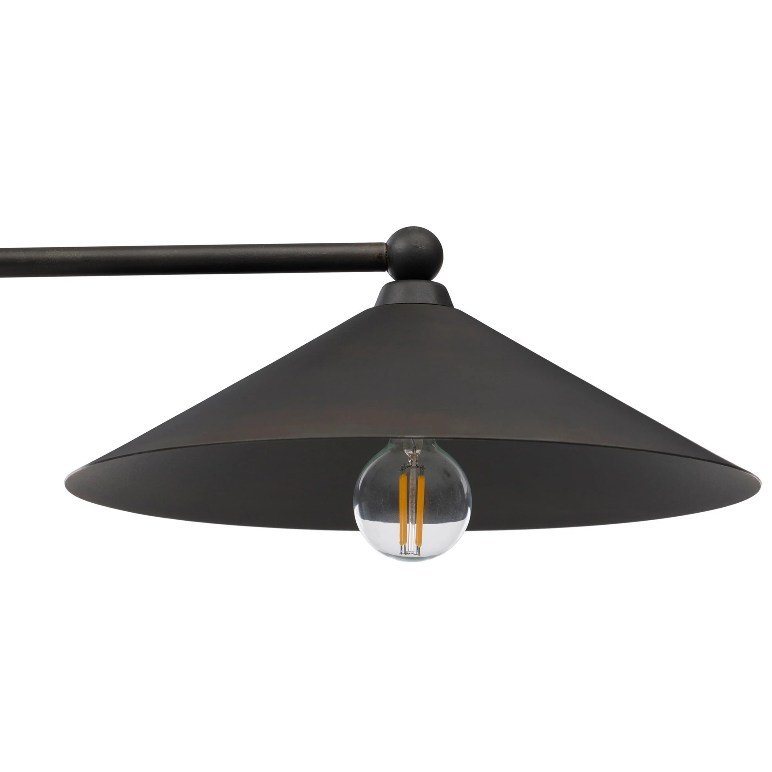 Brecken Linear Chandelier, Dark Bronze by Amber Lewis x Four Hands - Image 4
