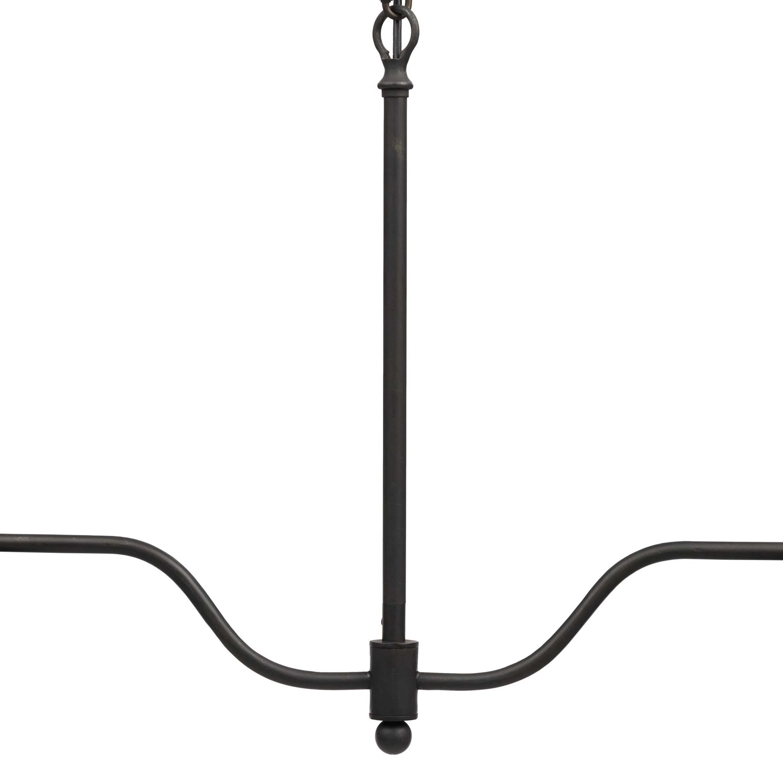Brecken Linear Chandelier, Dark Bronze by Amber Lewis x Four Hands - Image 5