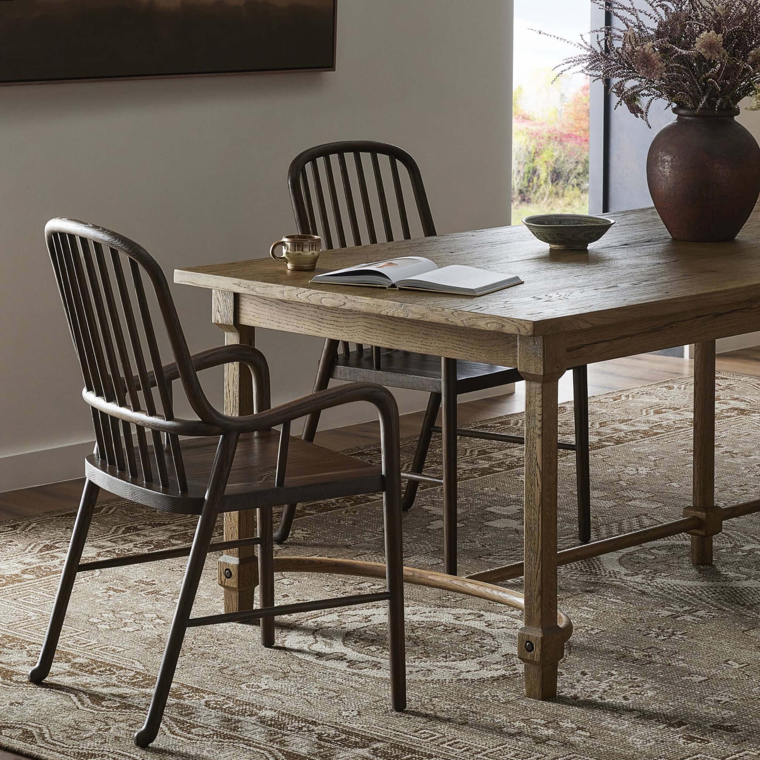 Brenna Dining Chair, Drifted Oak, Set of 2 by Amber Lewis x Four Hands - Image 5