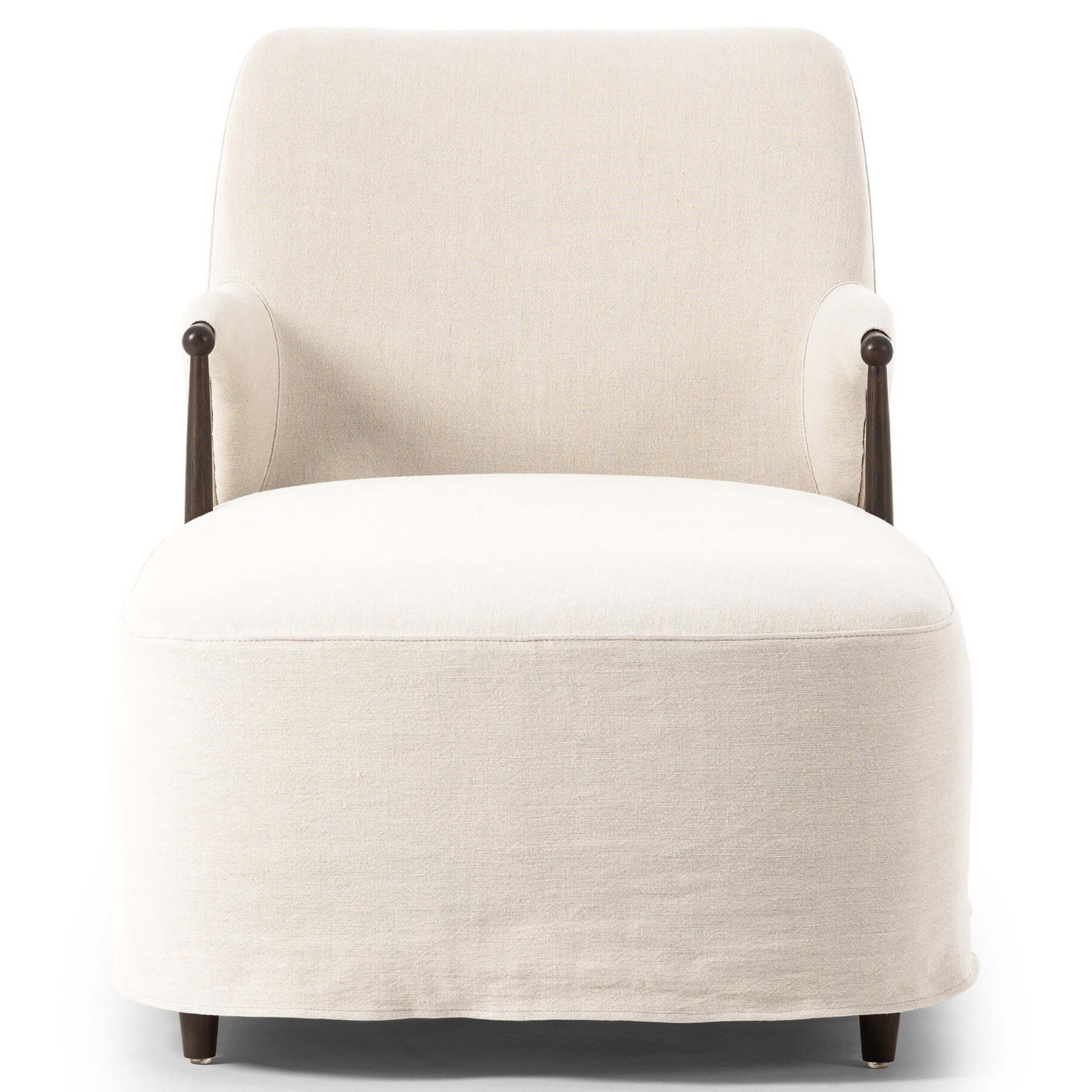 Brently Chaise, Broadway Dune by Amber Lewis x Four Hands - Image 3