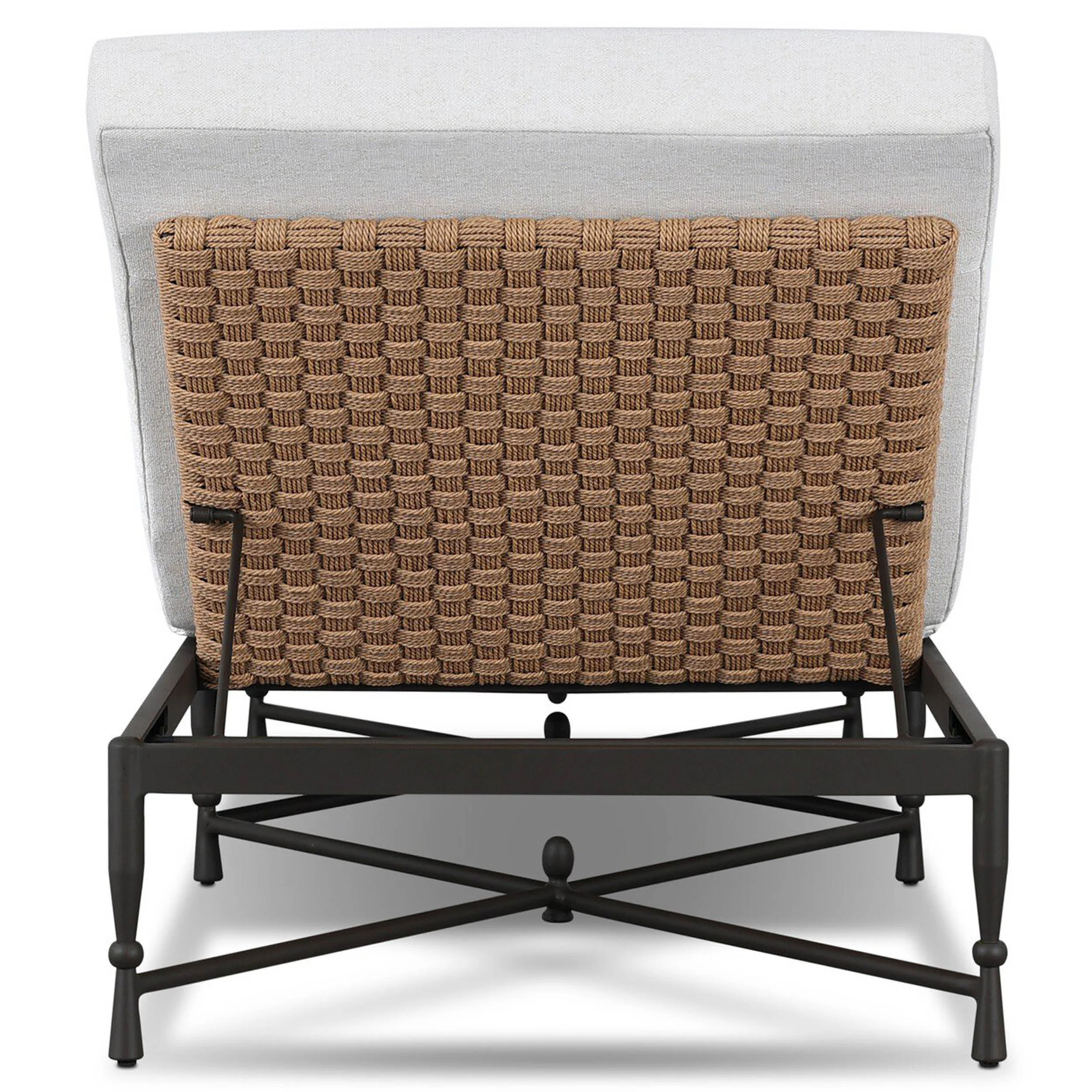 Brenton Outdoor Chaise, Alessi Linen by Amber Lewis x Four Hands - Image 4