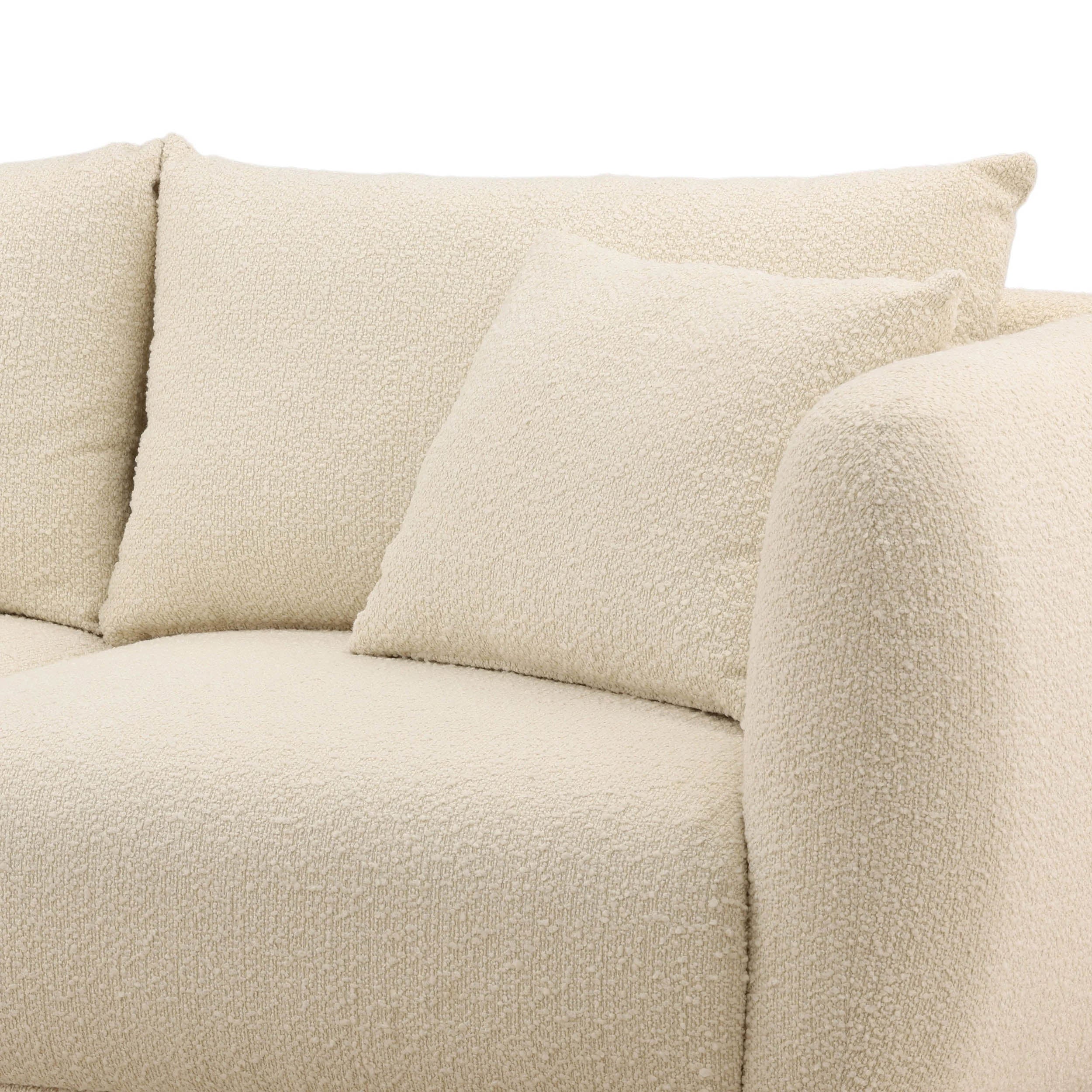 Briceida Sofa, Cream - Image 6