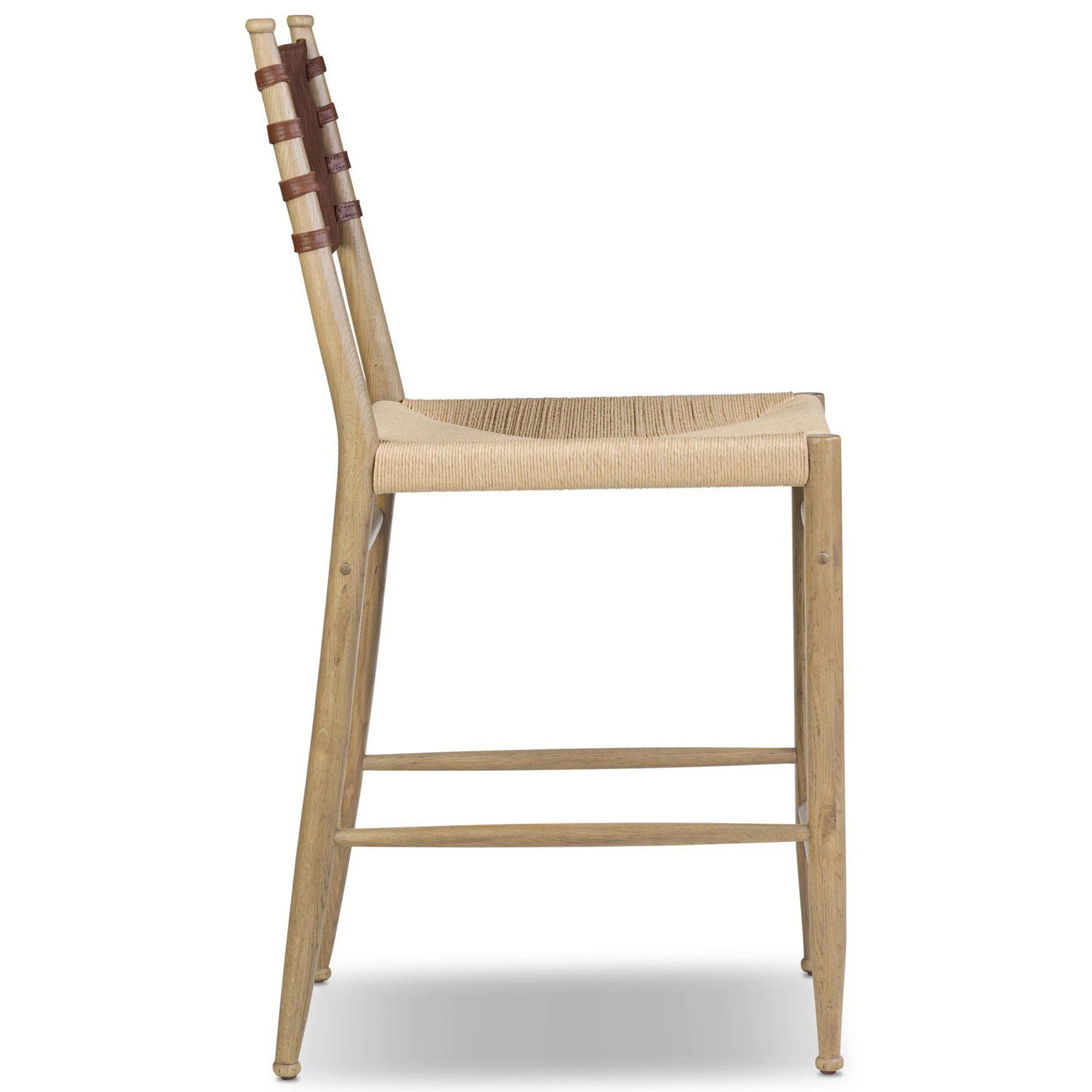 Brielle Stool, Natural by Amber Lewis x Four Hands - Image 3