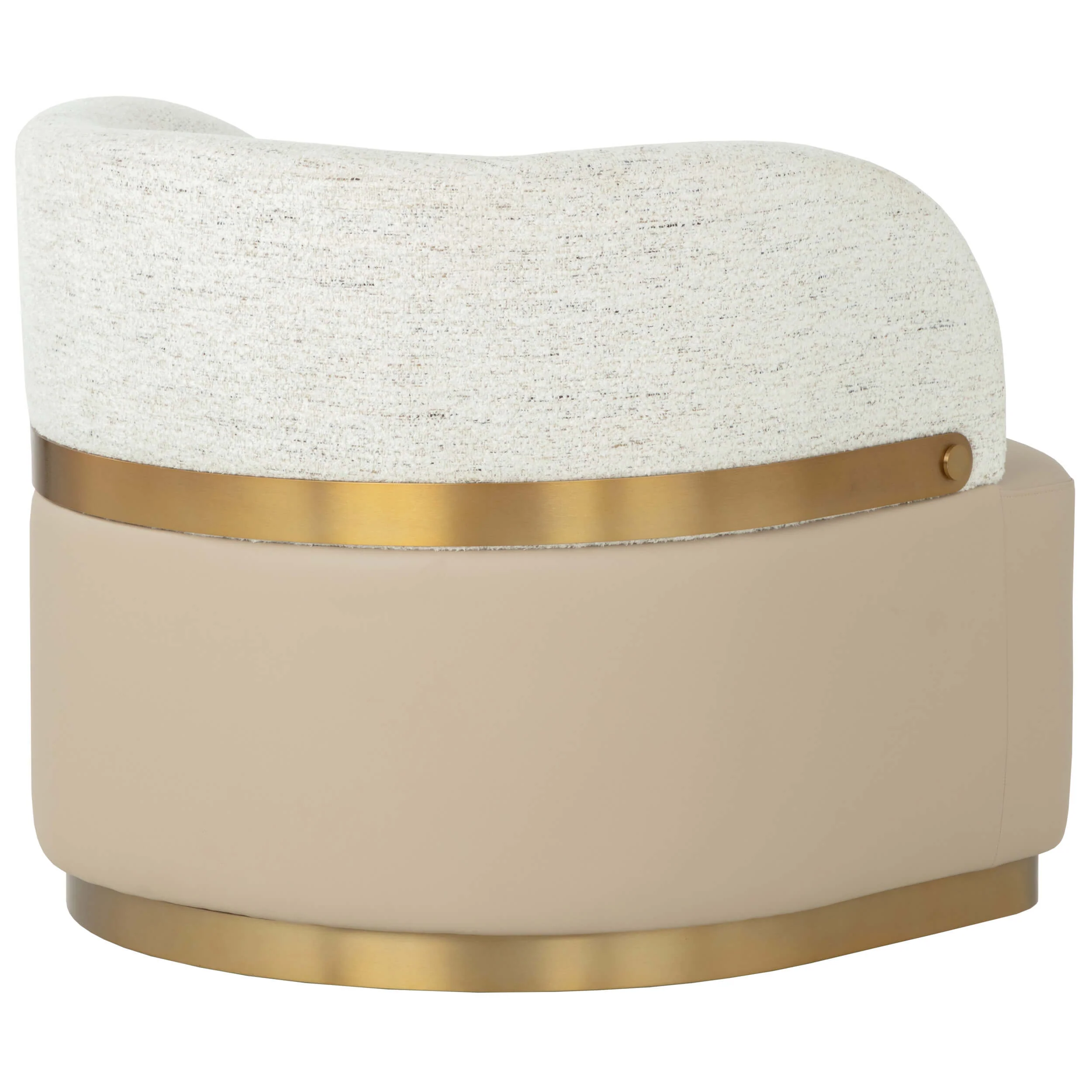 Brinda Swivel Chair, Napa Beige/Hailey Moon - Image 4