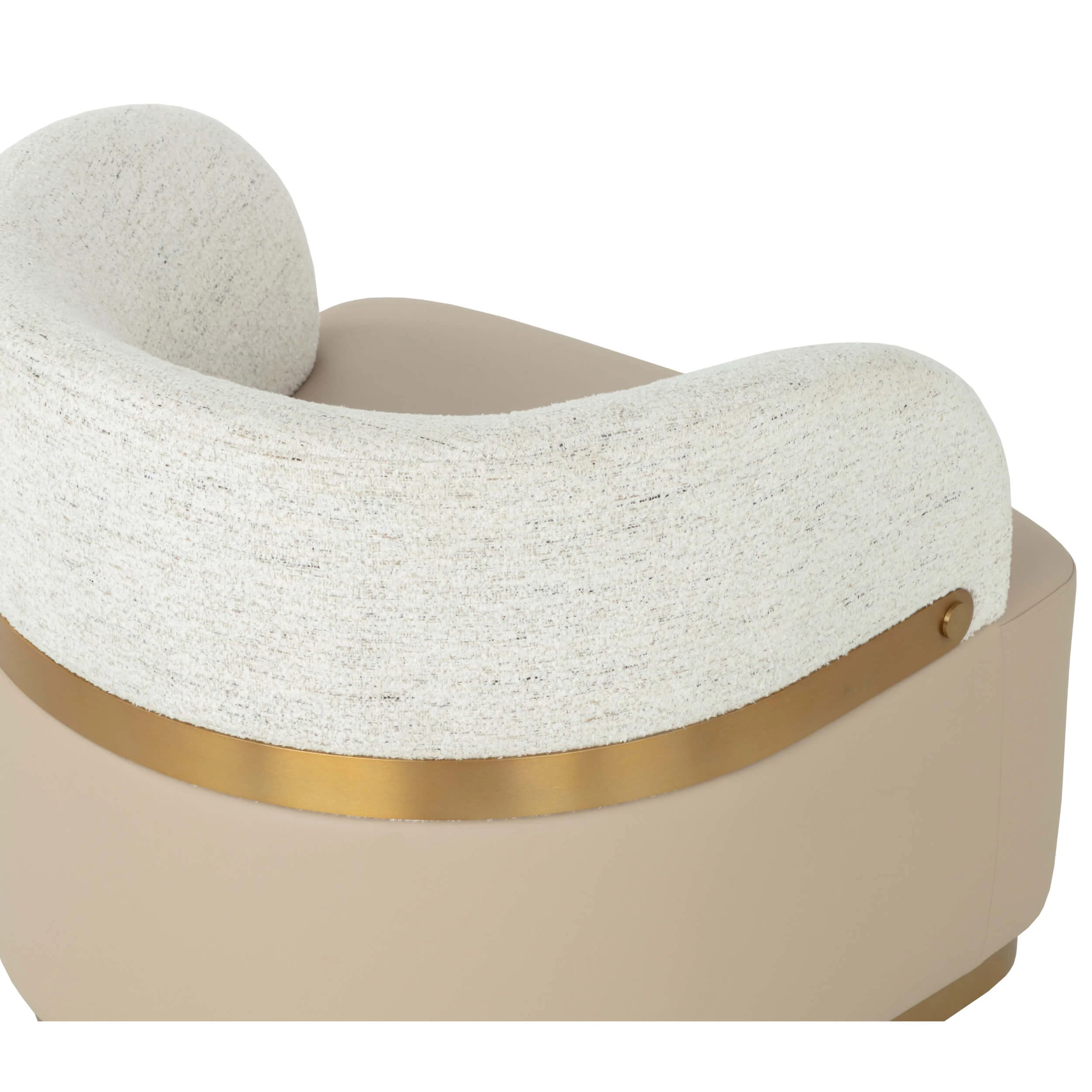 Brinda Swivel Chair, Napa Beige/Hailey Moon - Image 5