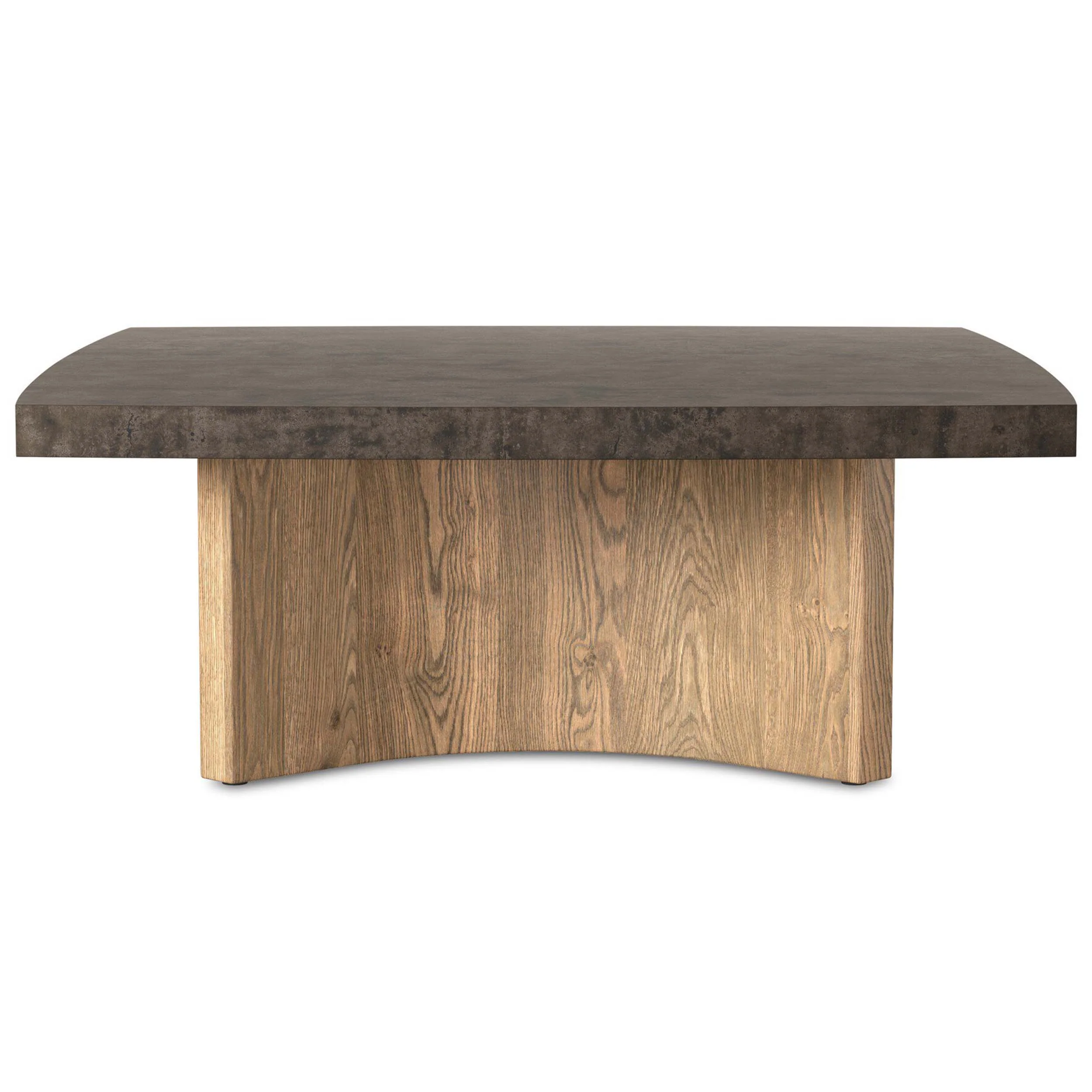 Brinton Square Coffee Table, Distressed Iron by Four Hands - Image 2