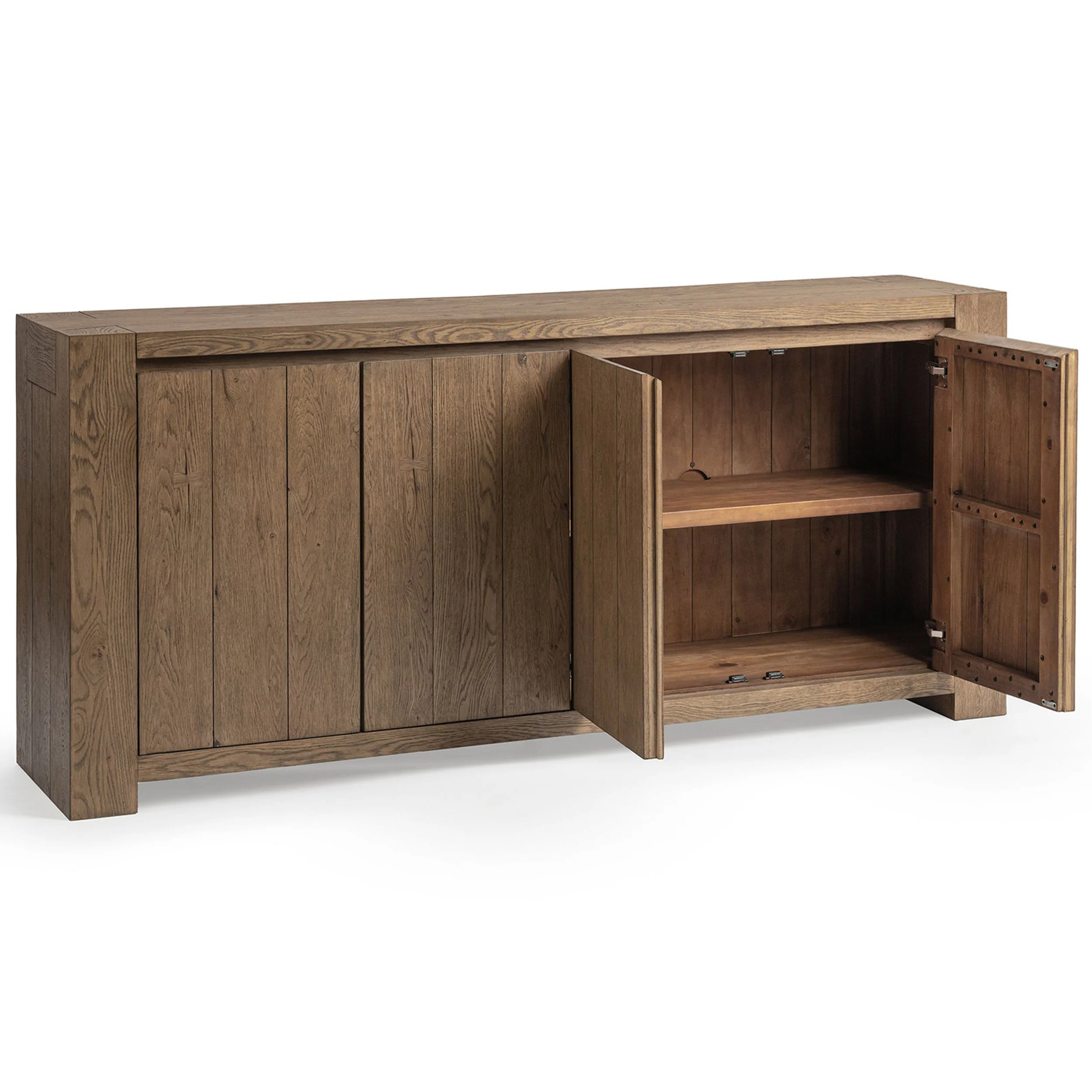 Bristol 4 Door Cabinet, Cocoa Brown - Image 3