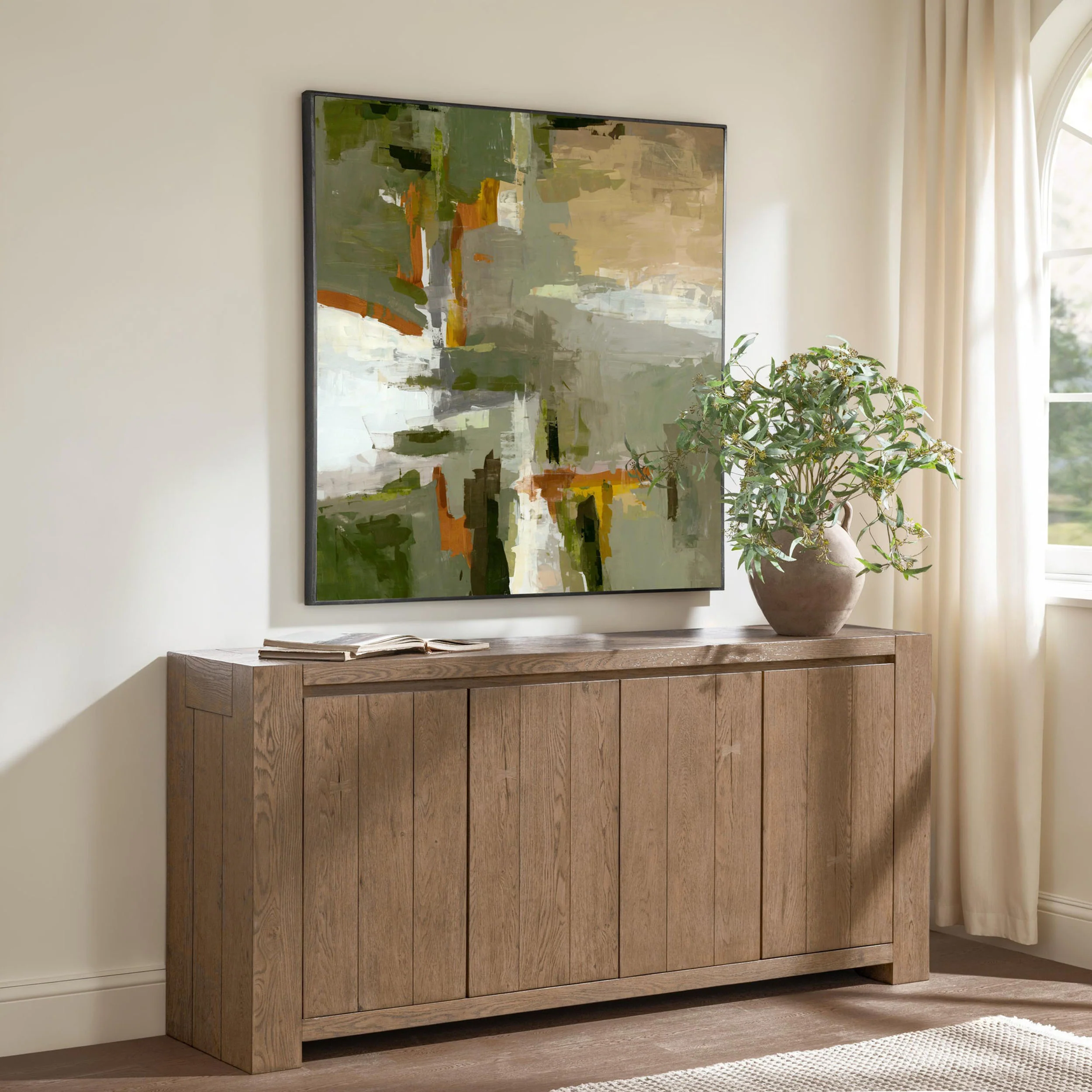 Bristol 4 Door Cabinet, Cocoa Brown - Image 6