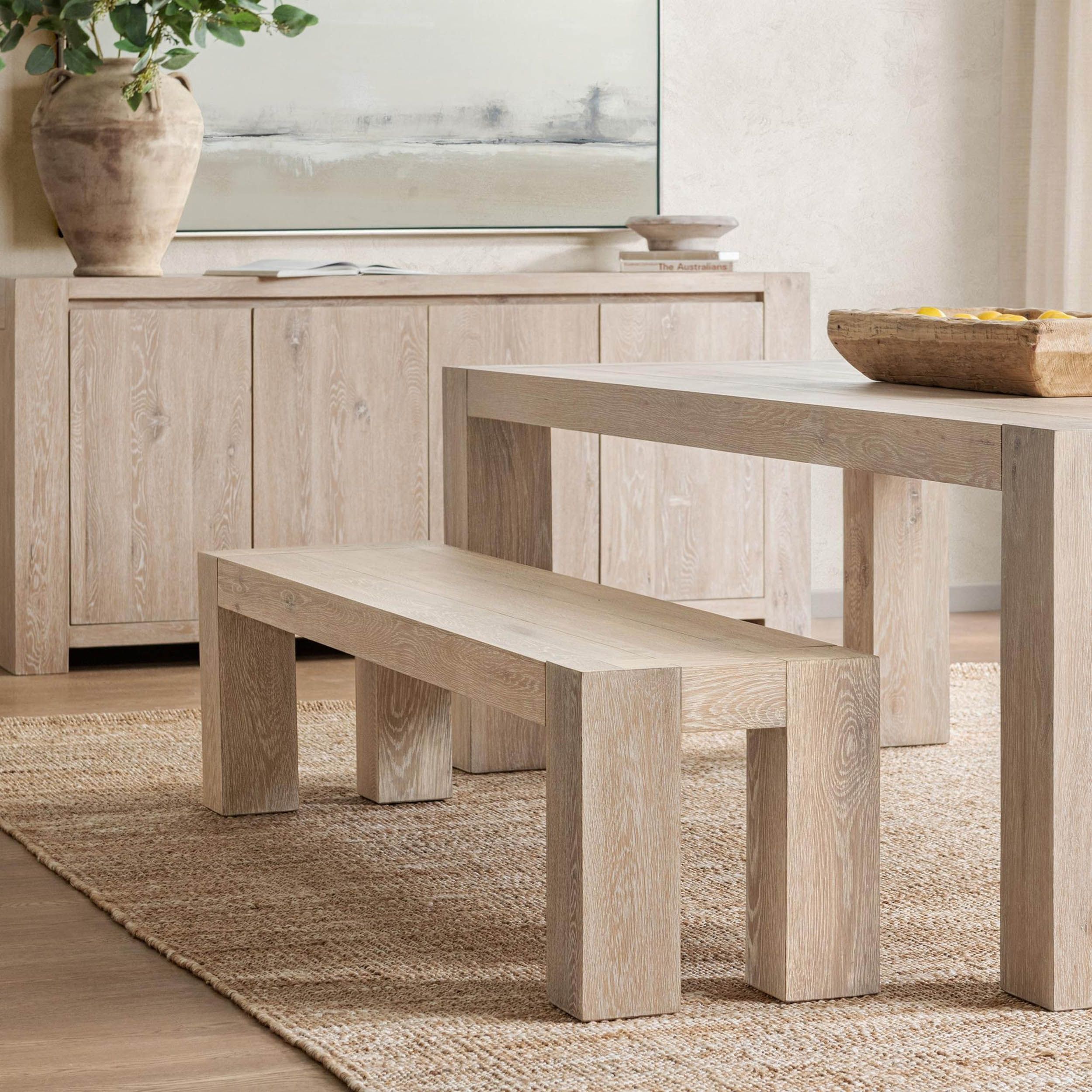 Bristol Bench, Aged Cream - Image 5