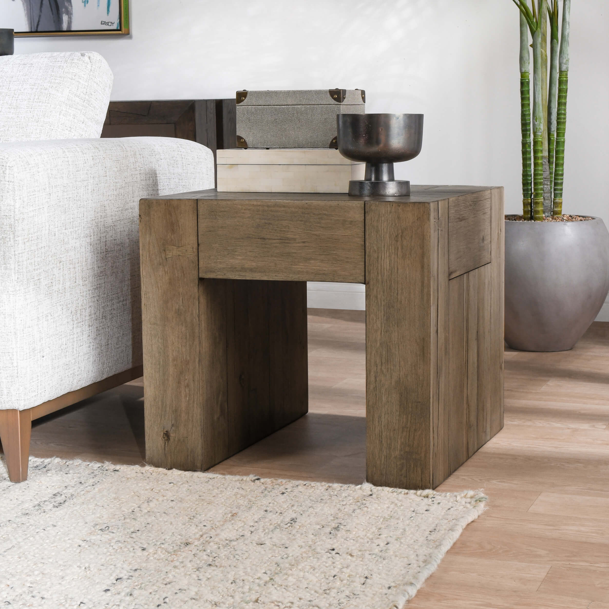 Bristol End Table, Cafe Brown - Image 6