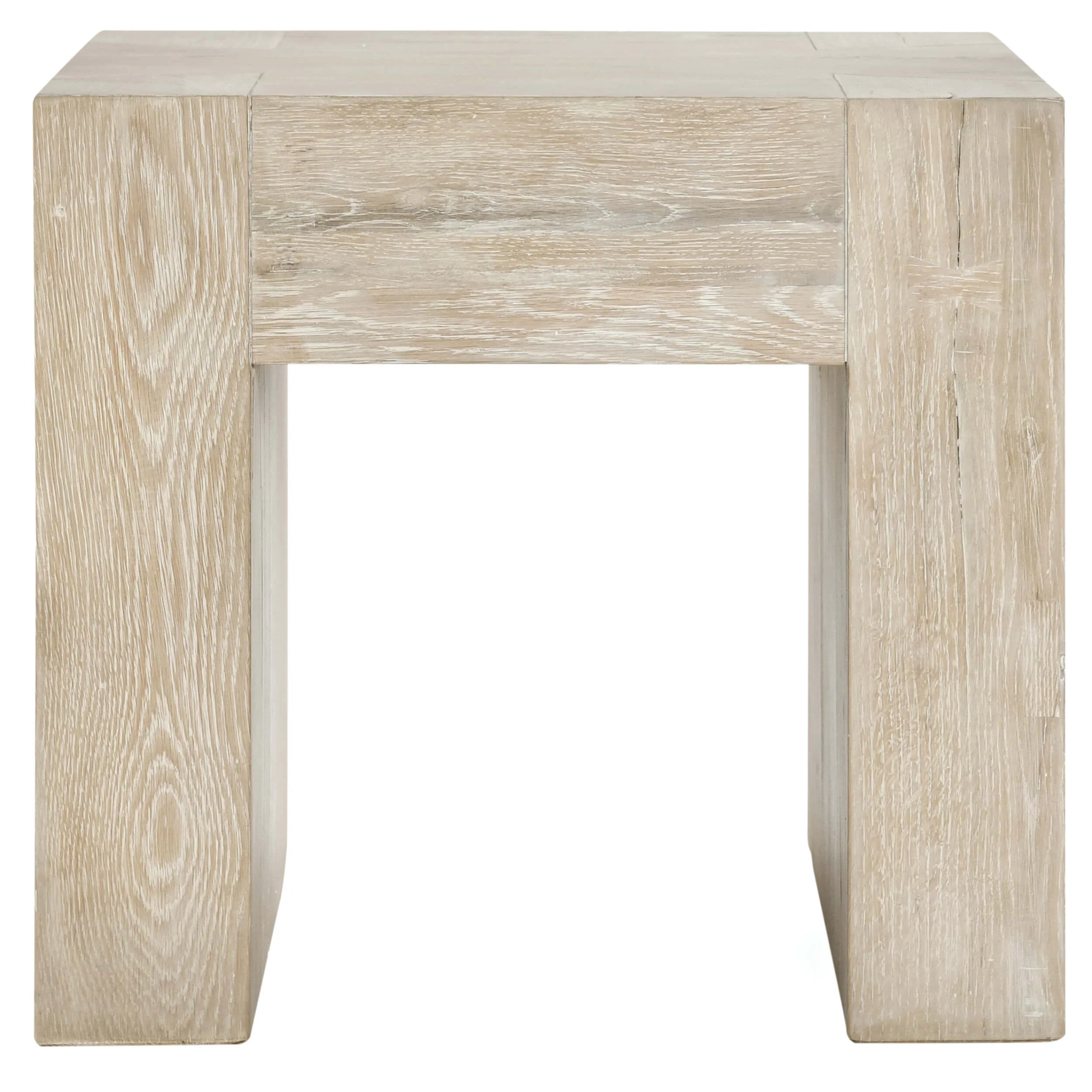 Bristol End Table, White Washed - Image 2