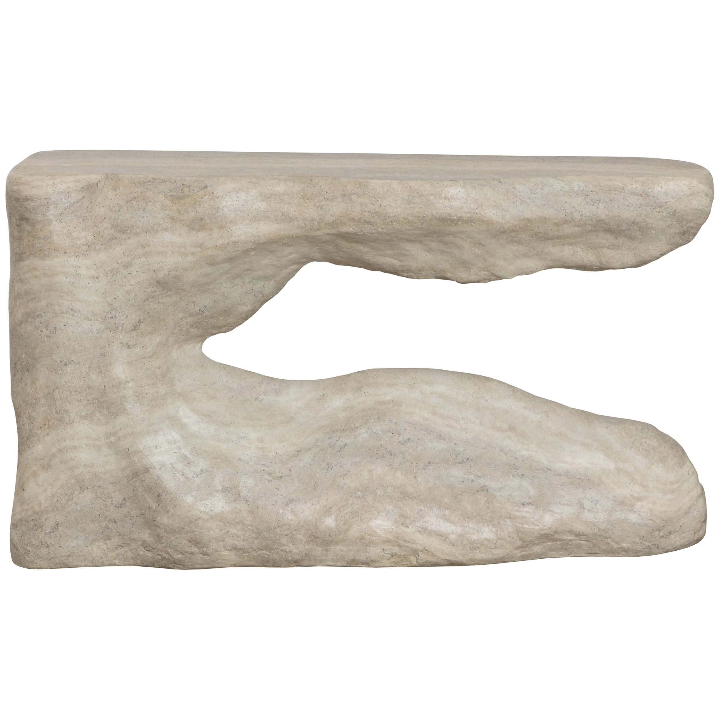 Brixham Console Table, Taupe - Image 2
