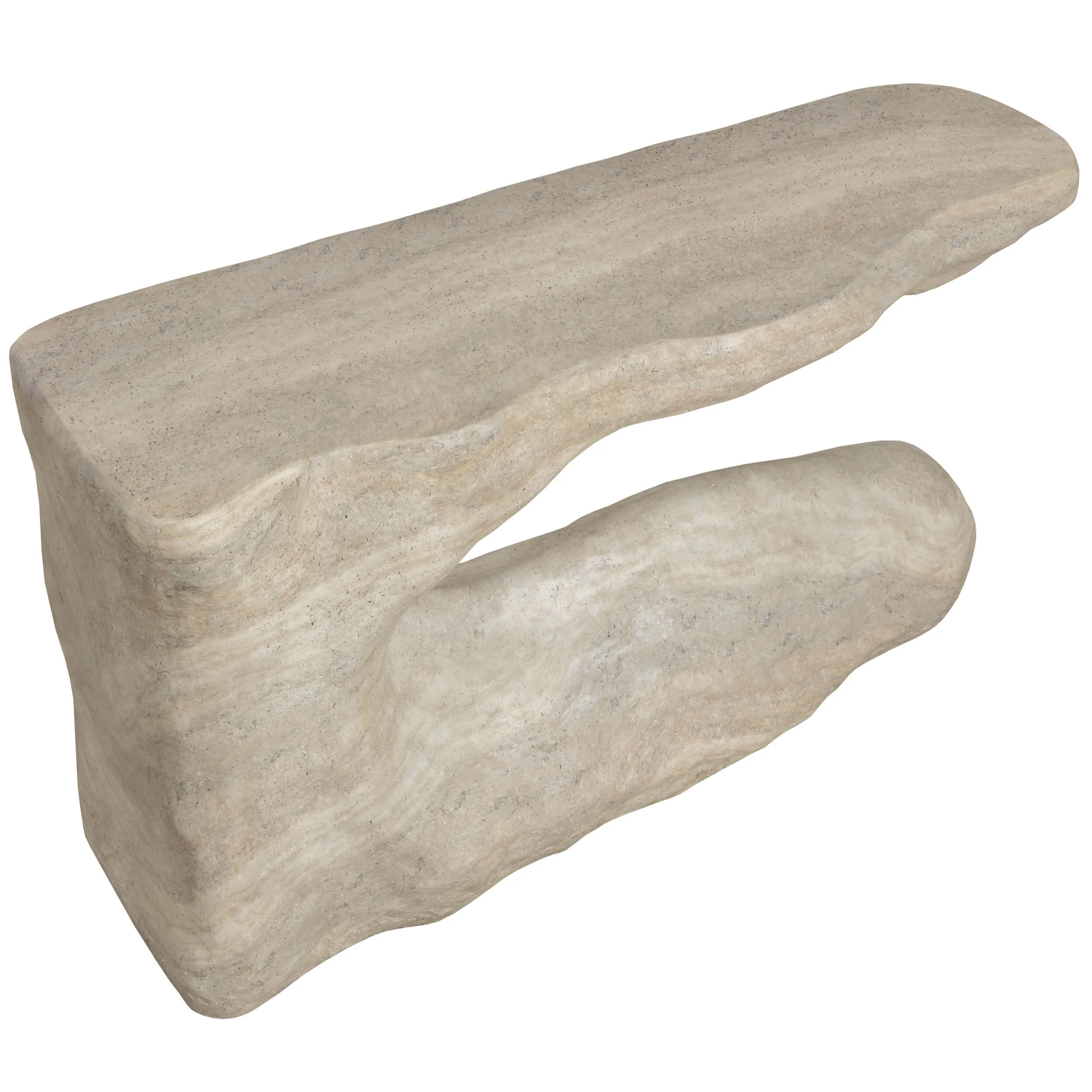 Brixham Console Table, Taupe - Image 3