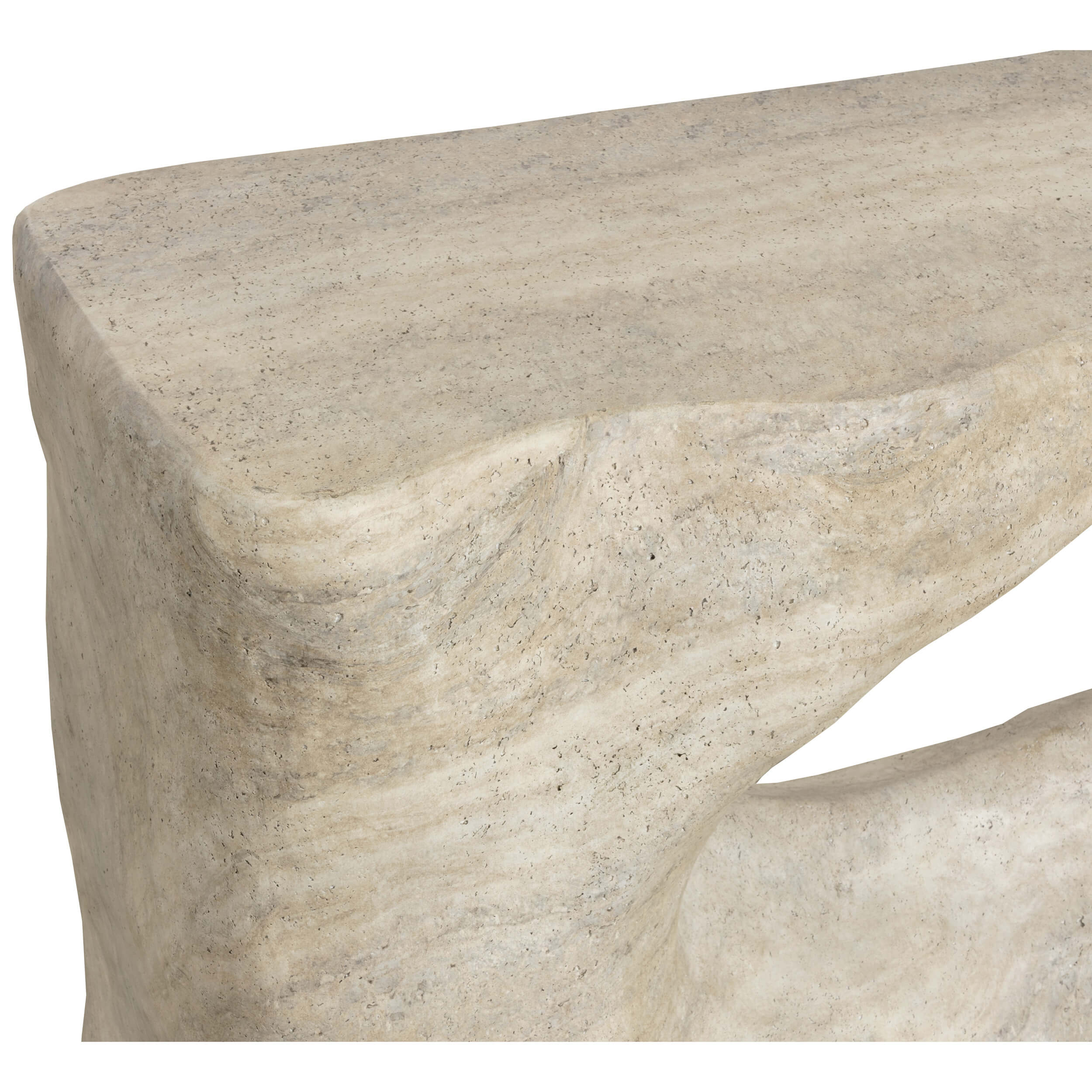 Brixham Console Table, Taupe - Image 4