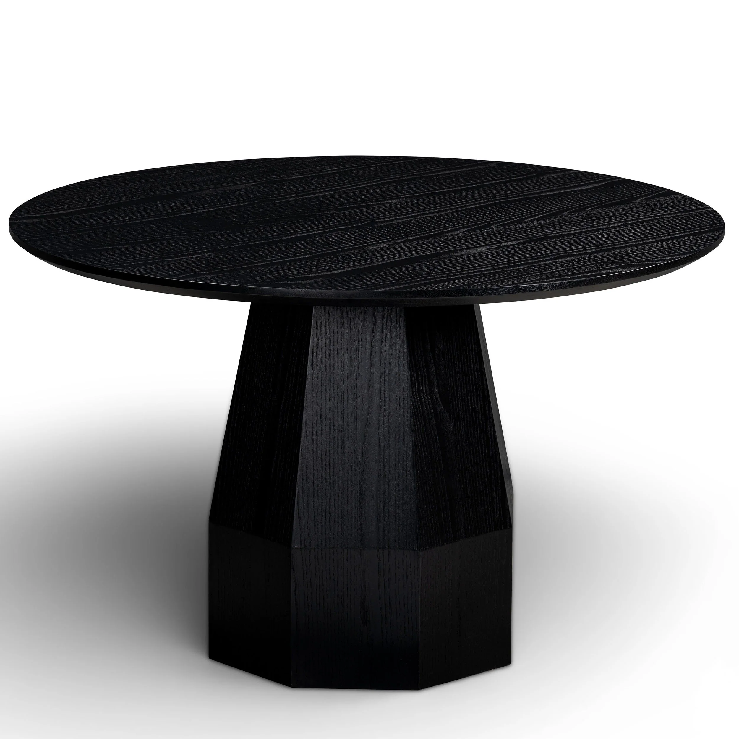 Brocha Round Dining Table, Black - Image 2