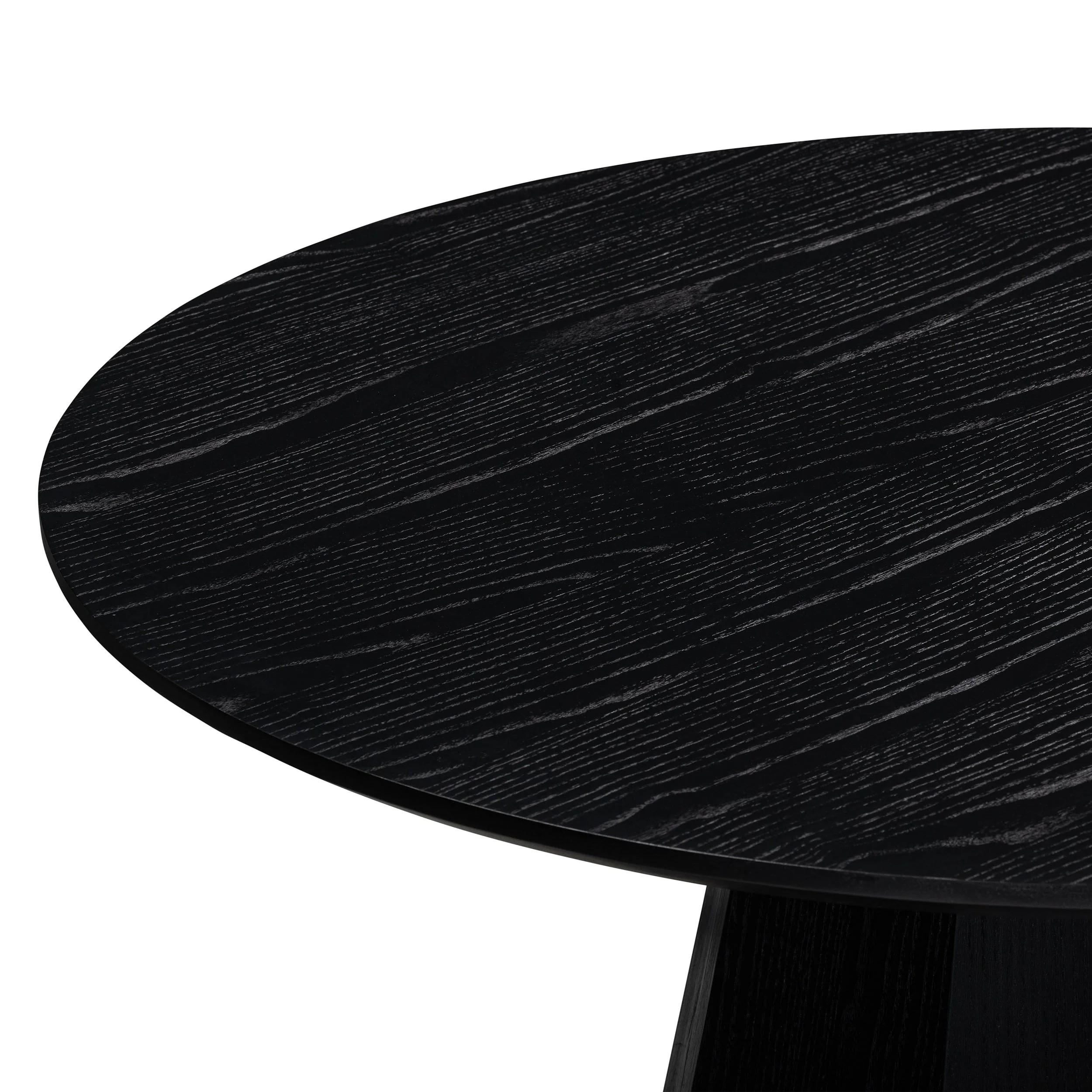Brocha Round Dining Table, Black - Image 3
