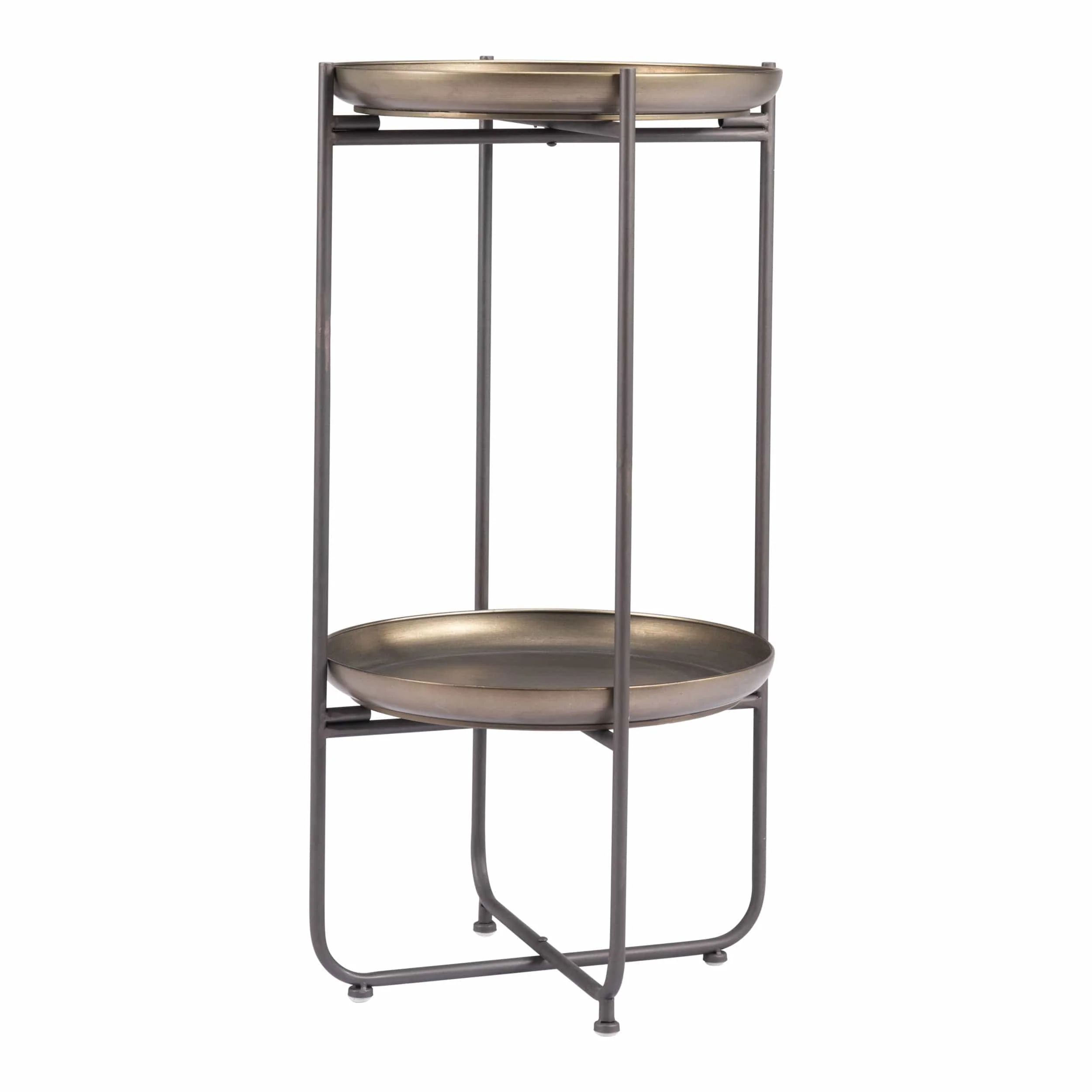 Bronson Accent Table, Bronze - Image 3