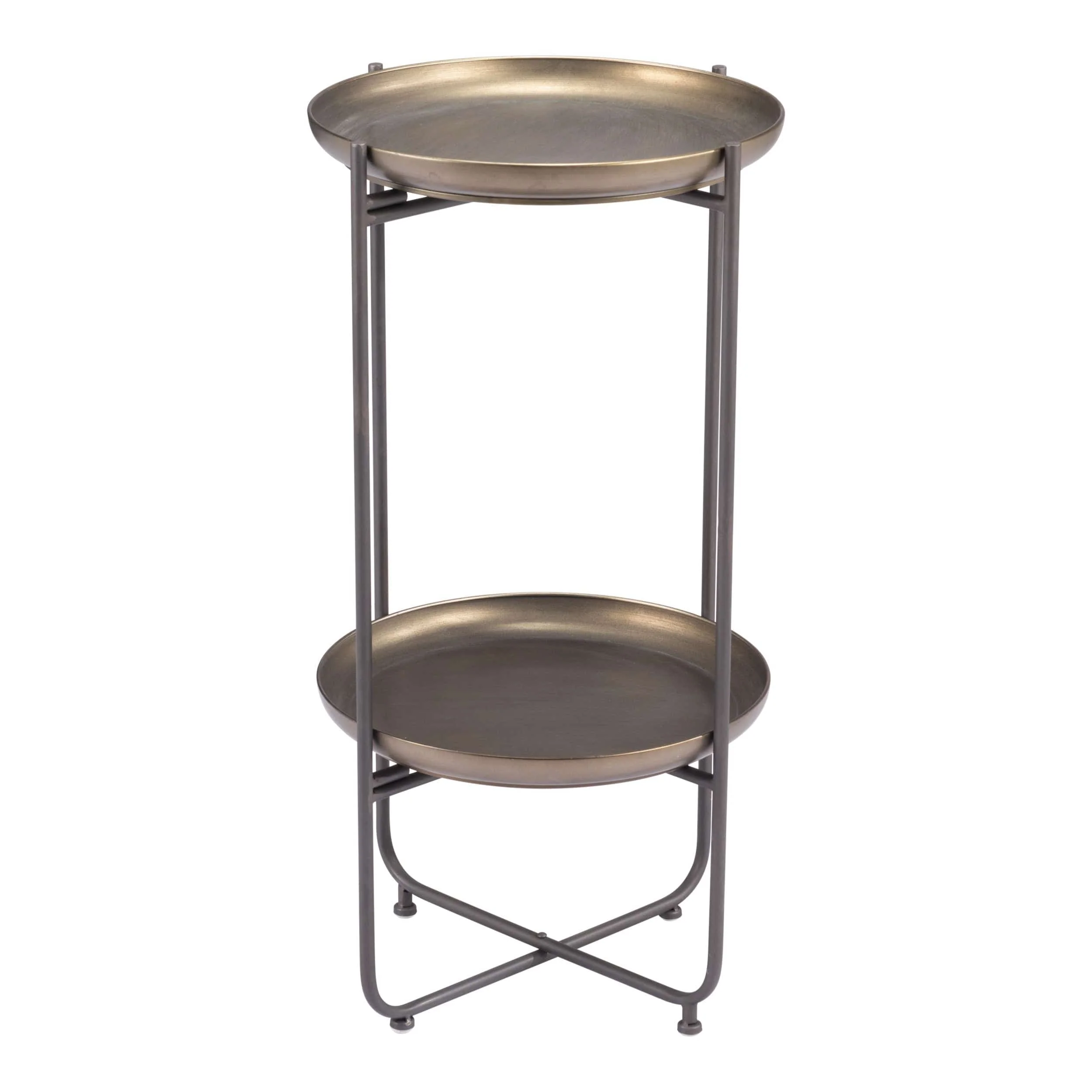 Bronson Accent Table, Bronze - Image 4