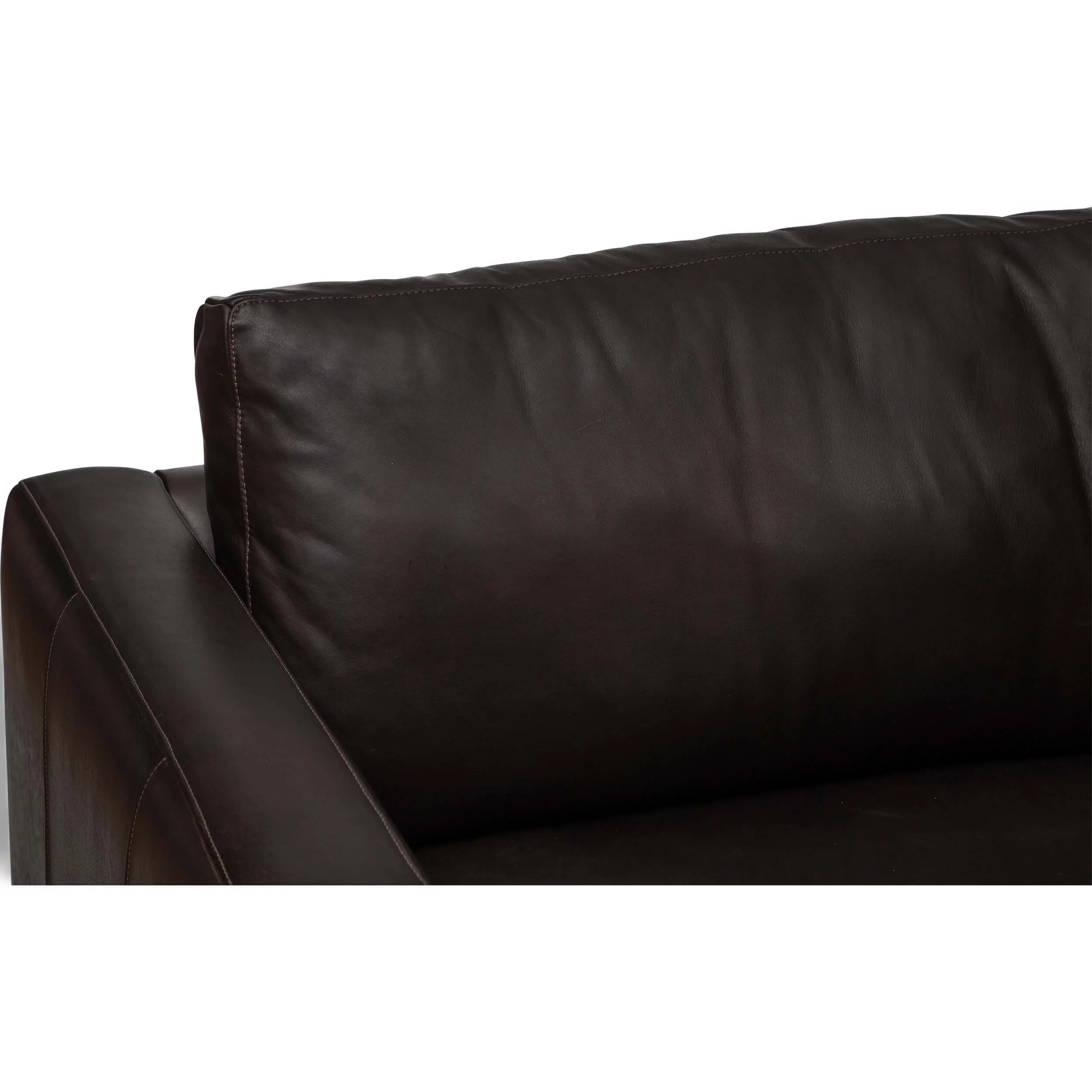 Bronson Leather Sofa, Lewis Nougat - Image 4