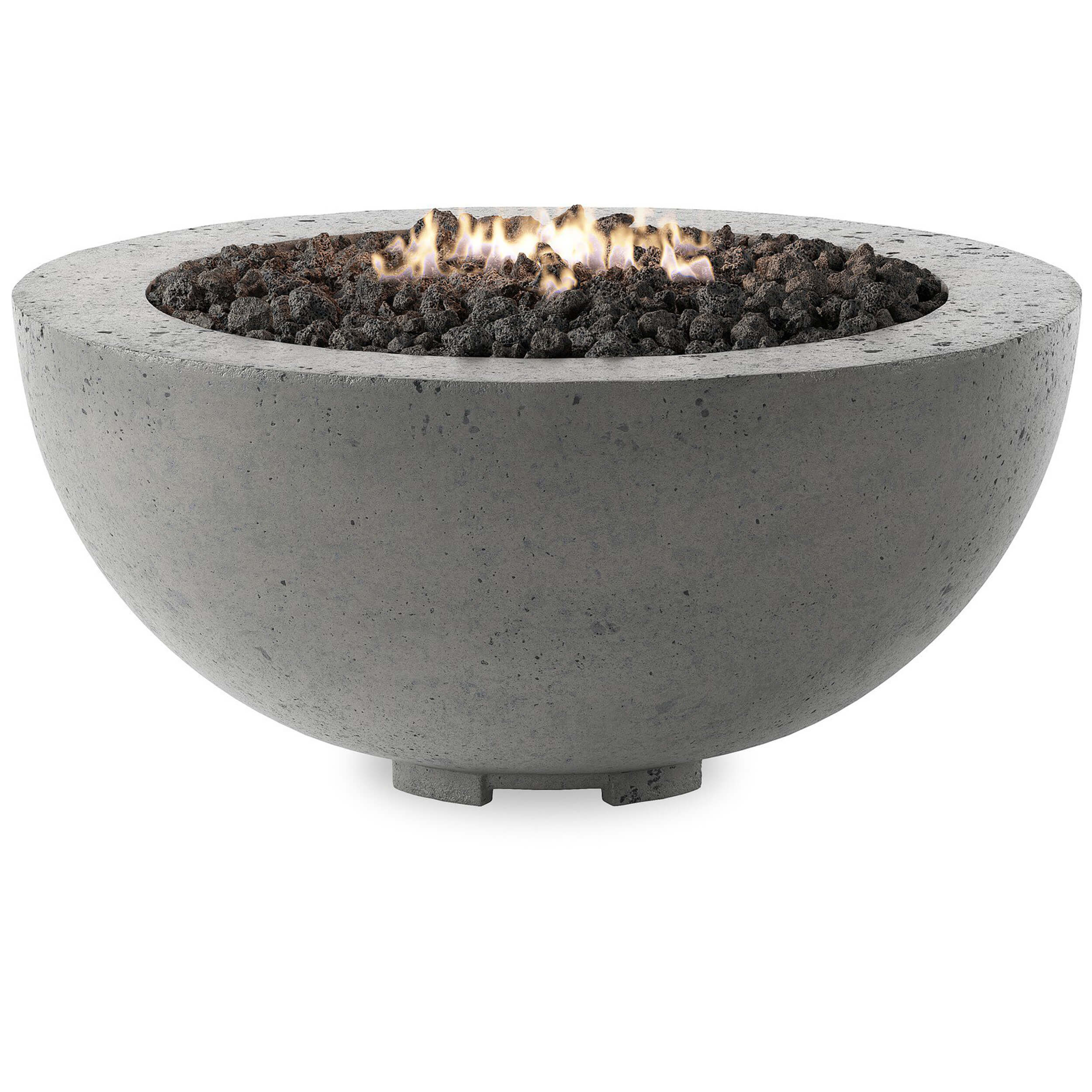 Bronson Outdoor Fire Table, Pewter by Four Hands - Image 2