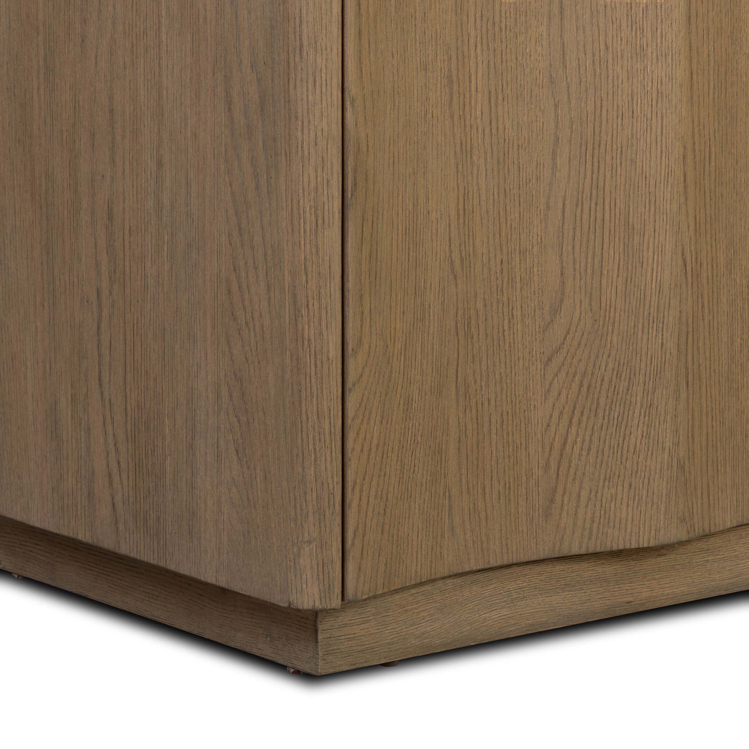 Brookhurst Media Console, Drifted Oak by Four Hands - Image 7
